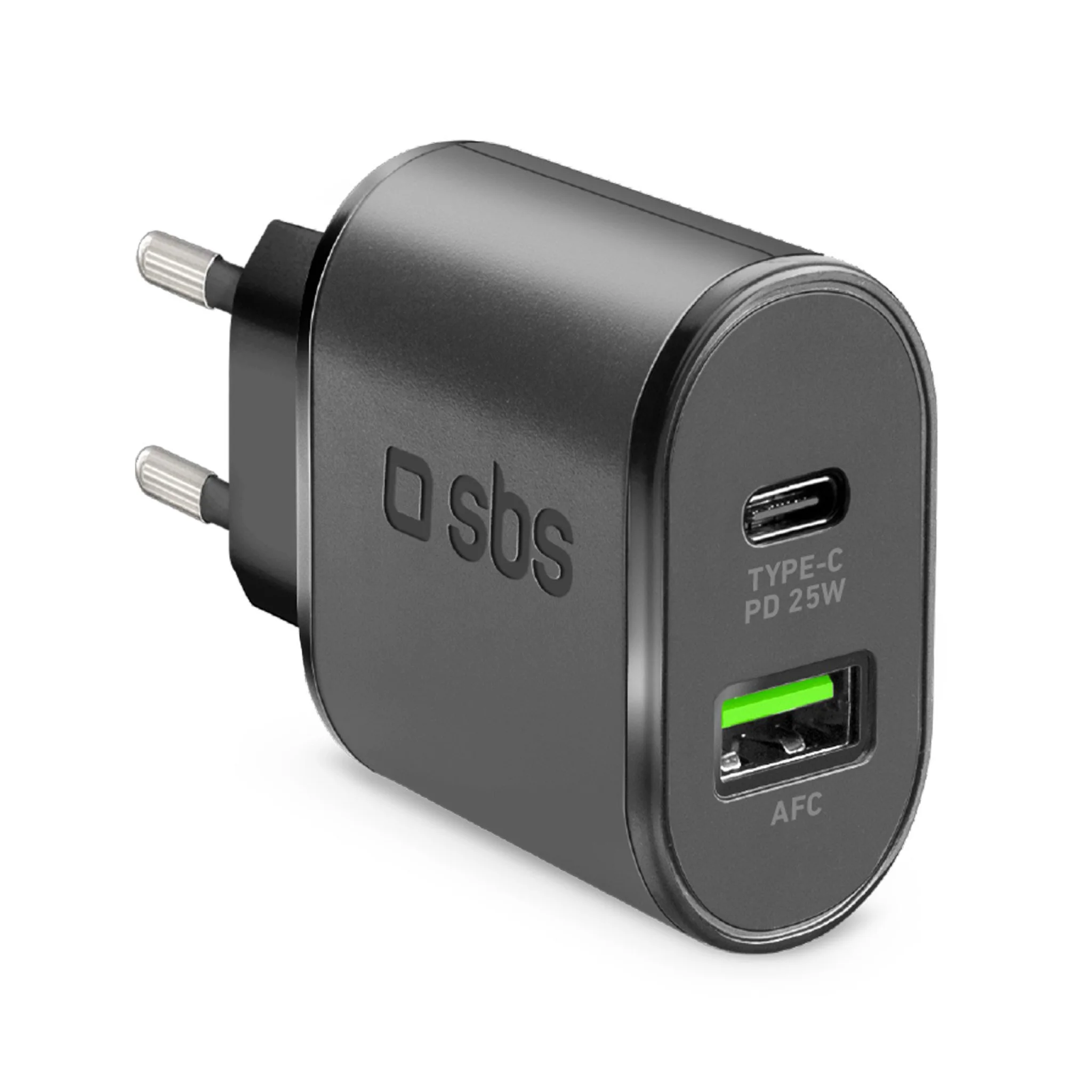 SBS 25W Charger. Black