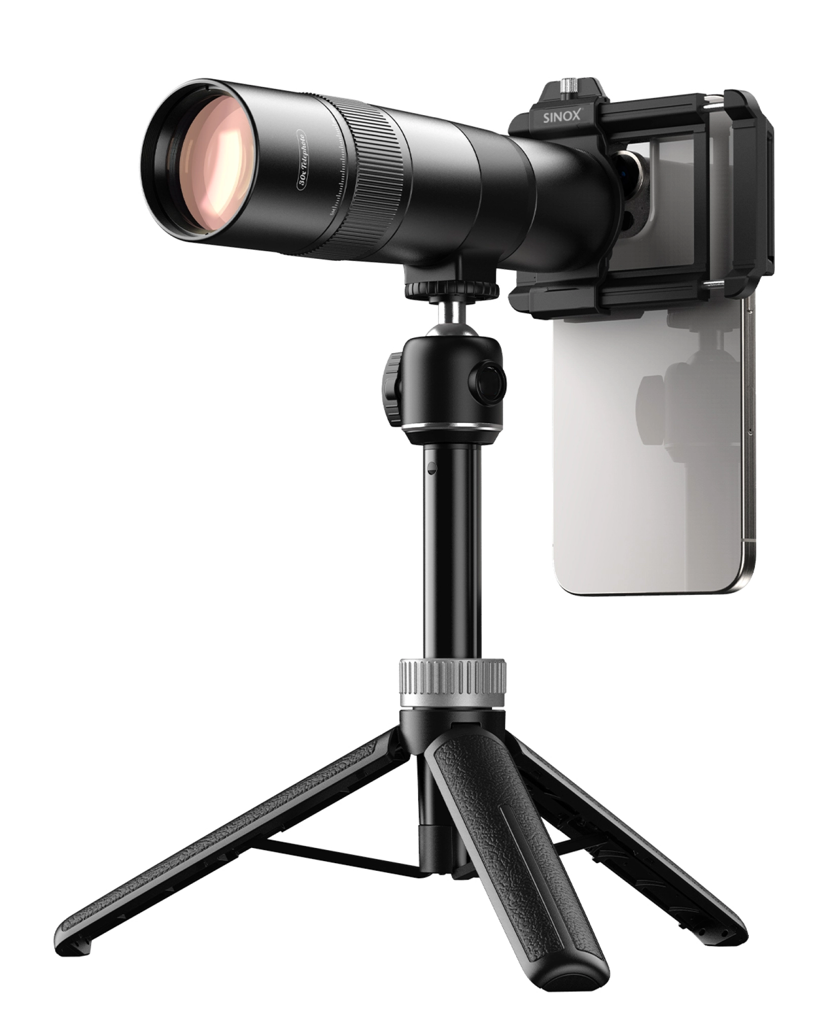 Sinox Lifestyle 30x teleobjektivsett. Svart