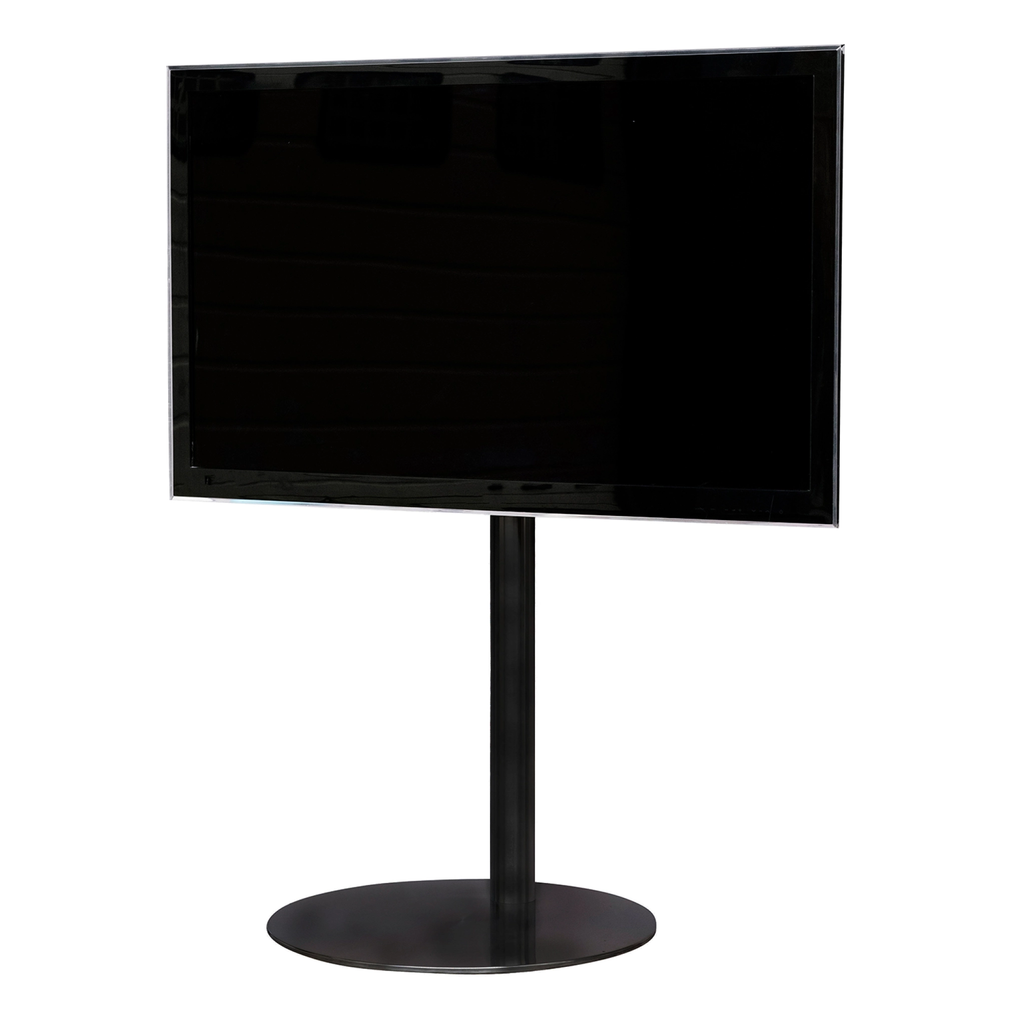 Sinox StandView TV Floor Mount with rotatable top. 26"-65". Matte black
