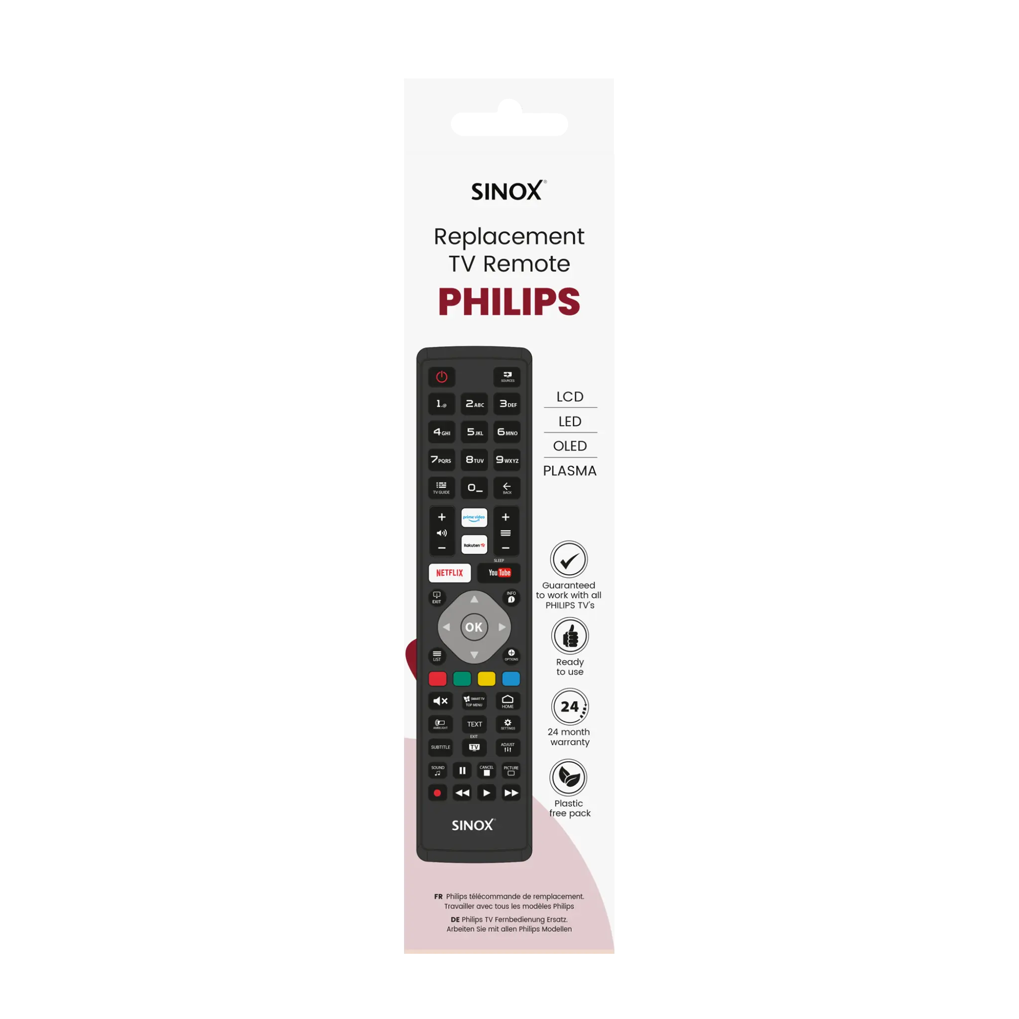 Sinox Remote Control for Philips