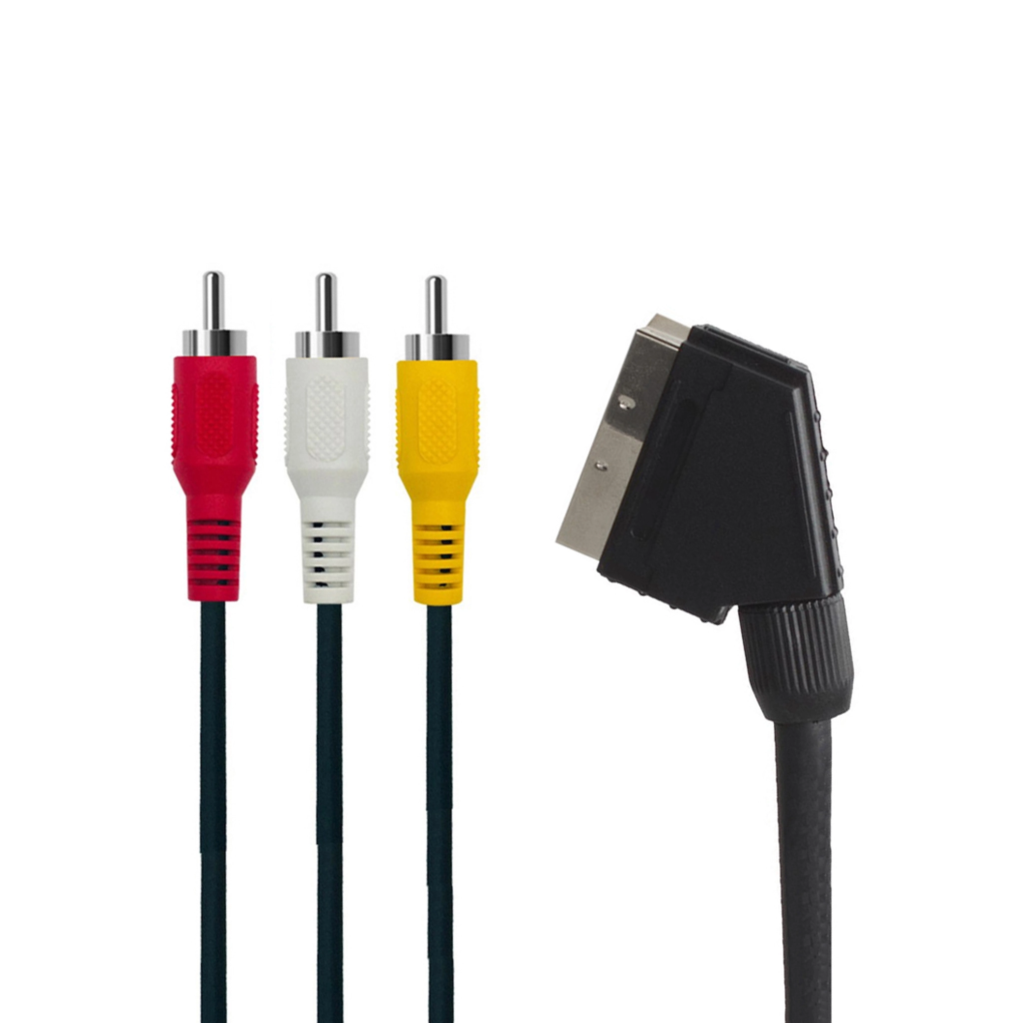 Sinox One Composite til Scart-kabel. 2m. Svart