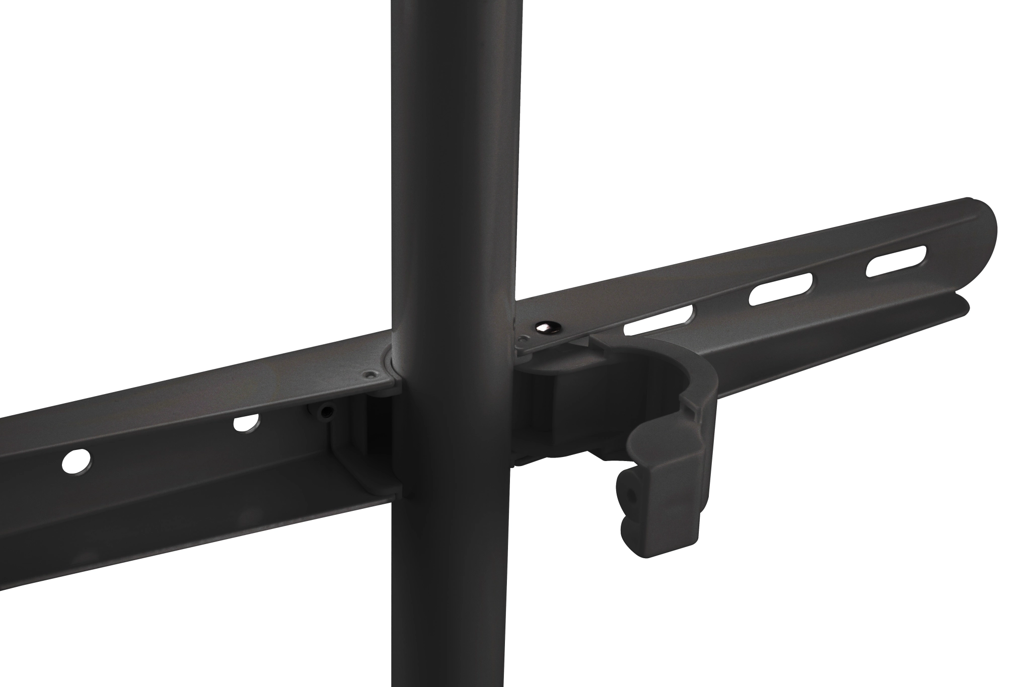 Sinox Tripod TV Floor Stand. 50"-65". Black & Walnut