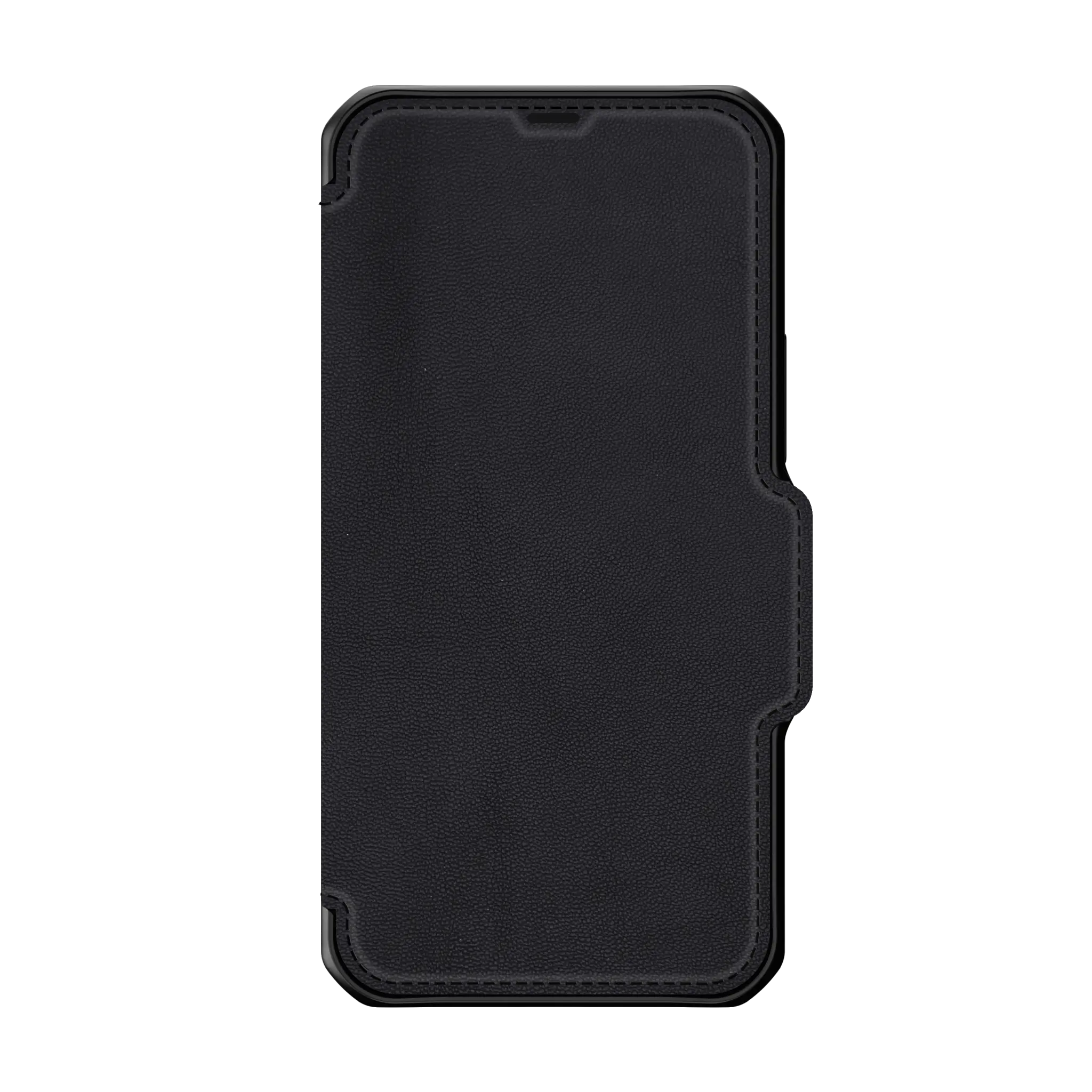 ITSKINS HYBRID FOLIO cover for iPhone 12 Pro Max®. Black with recycled leather