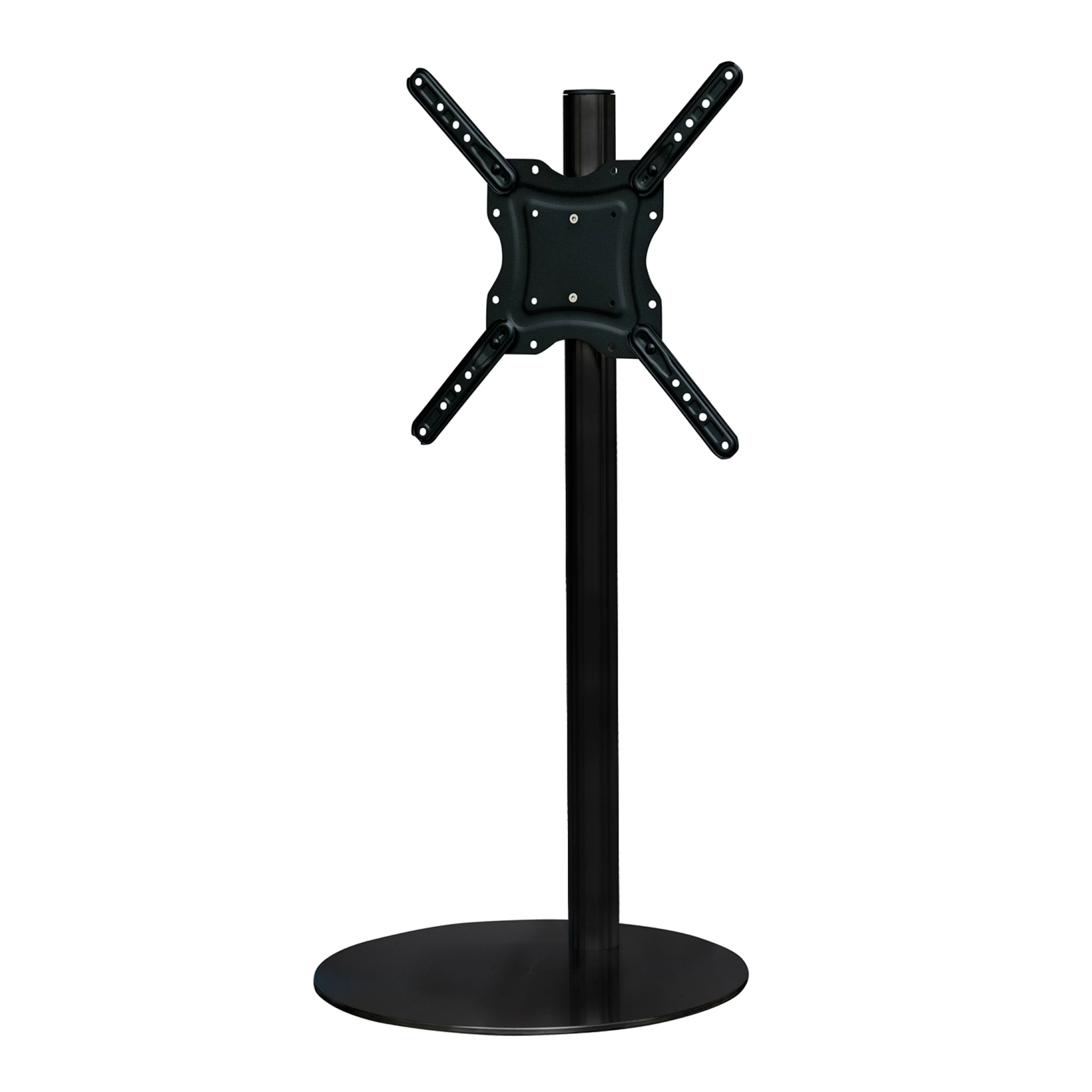 Sinox StandView TV Floor Mount with rotatable top. 26"-65". Matte black