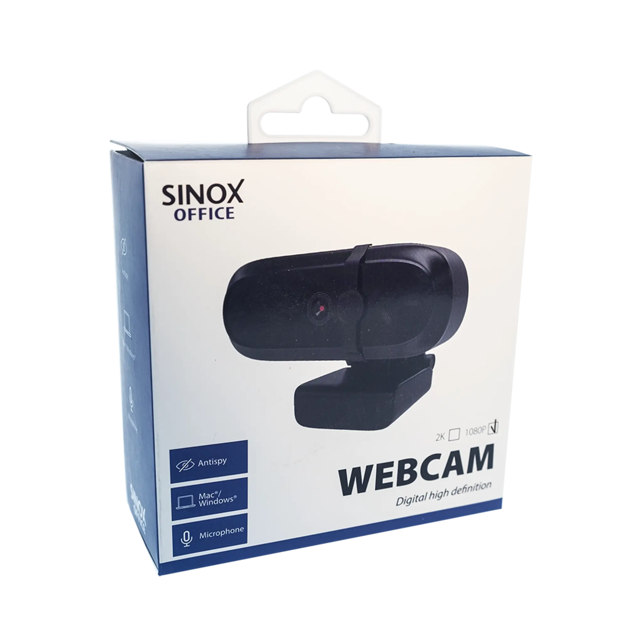 Sinox Office Webcam 1080P. Svart