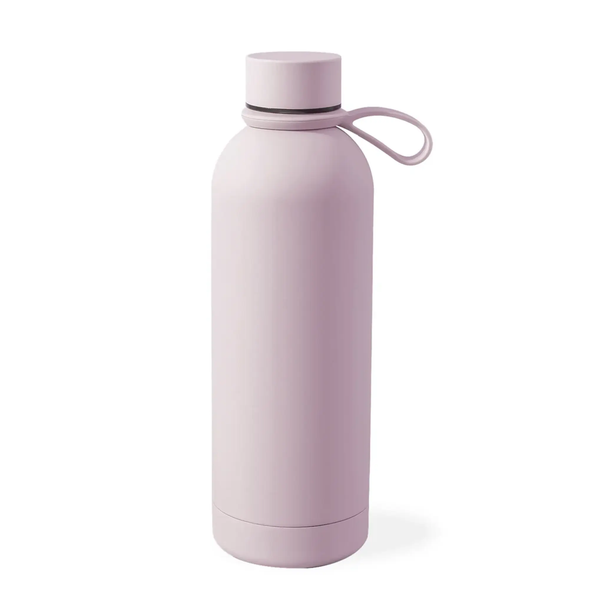 Puro «Hydro 7» lufttett, isolert vannflaske, 750 ml, rustfritt stål, myk overflate. Rosa