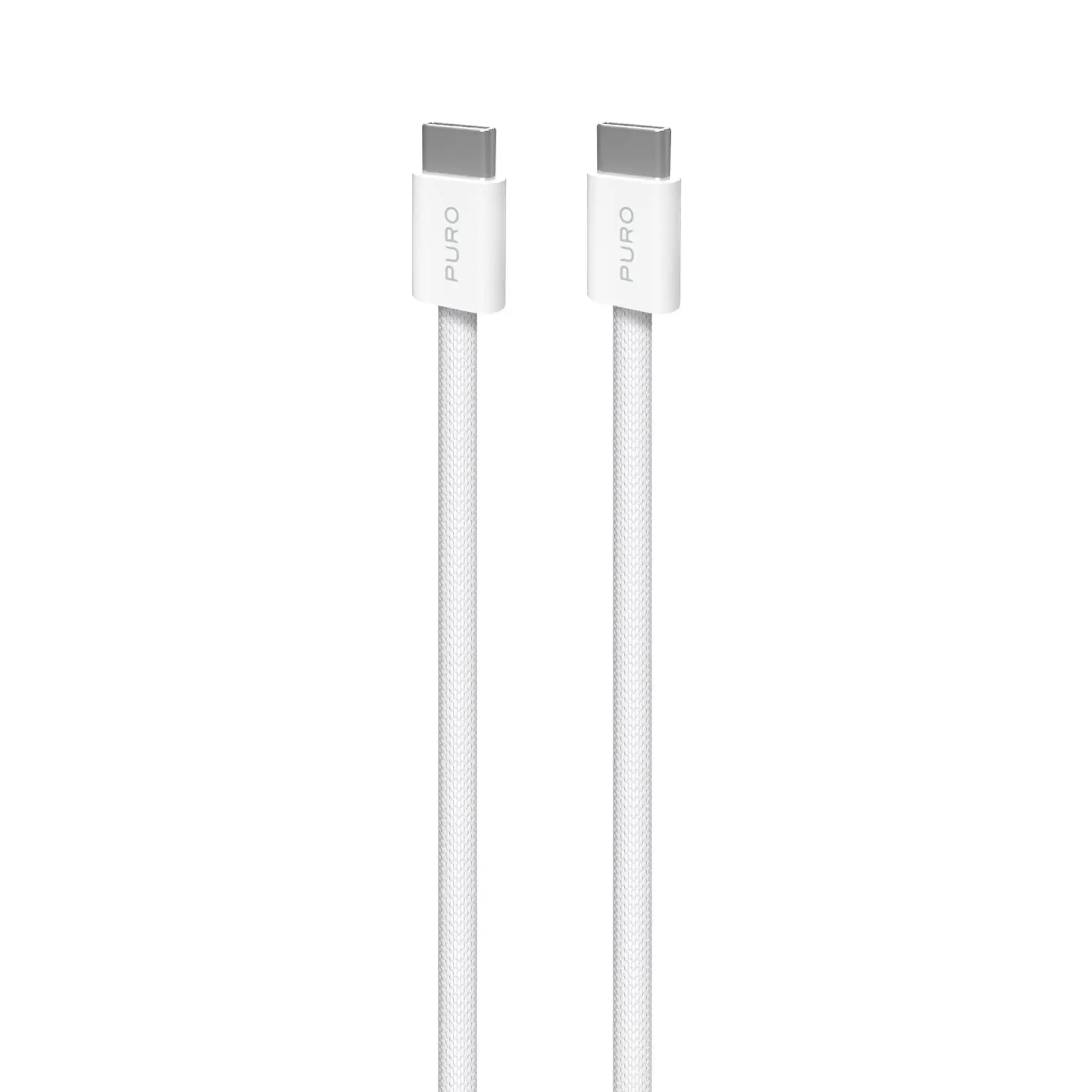 PURO Fabrik 2.0 60W USB-C til USB-C lade- og synkroniseringskabel 1,5 m
