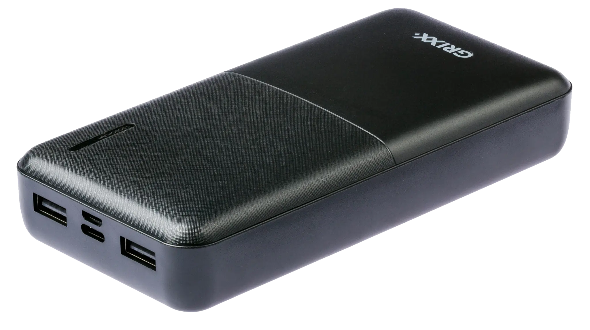 Grixx Powerbank 15.000mAh. Black