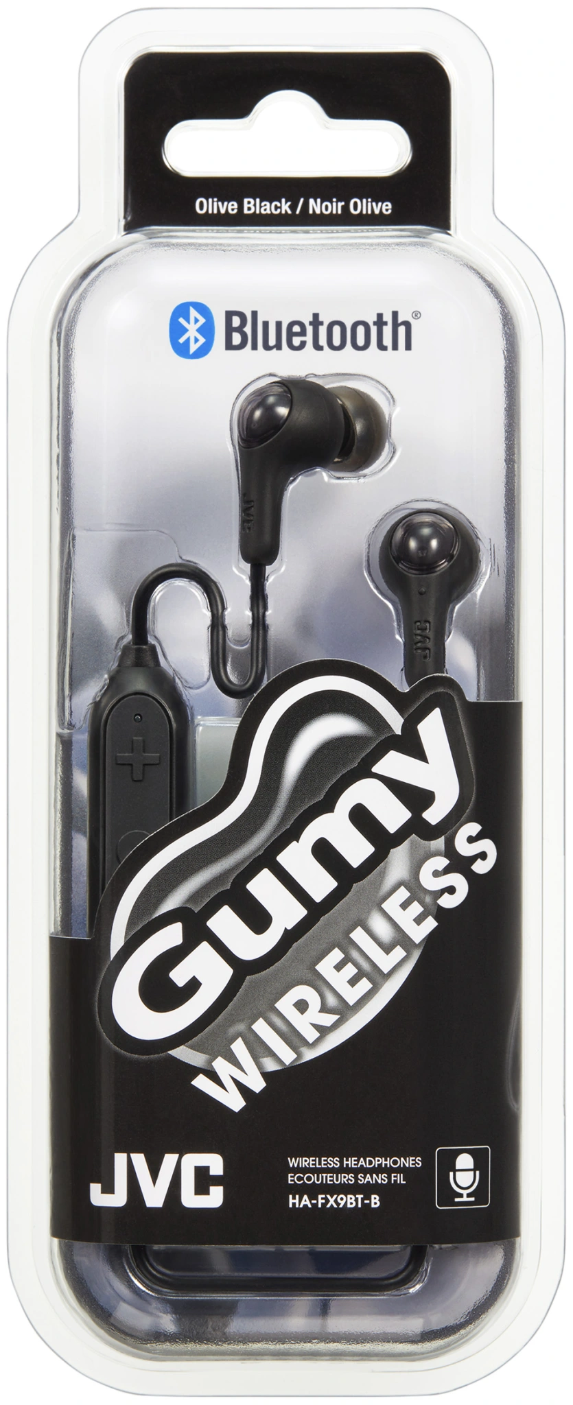 JVC Wireless In Ear Headphones with Remote and Mic. Black