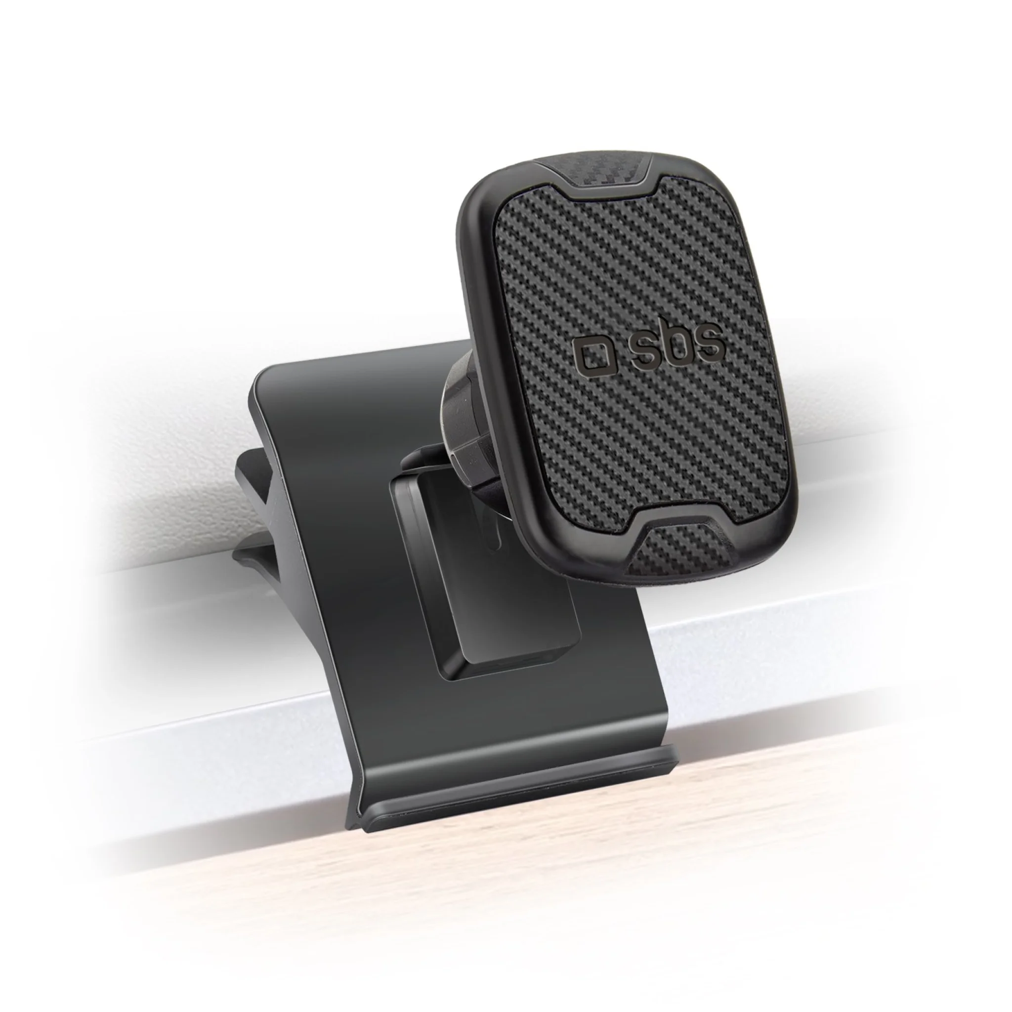 SBS bilholder for Tesla 3, S, X, Y. Svart