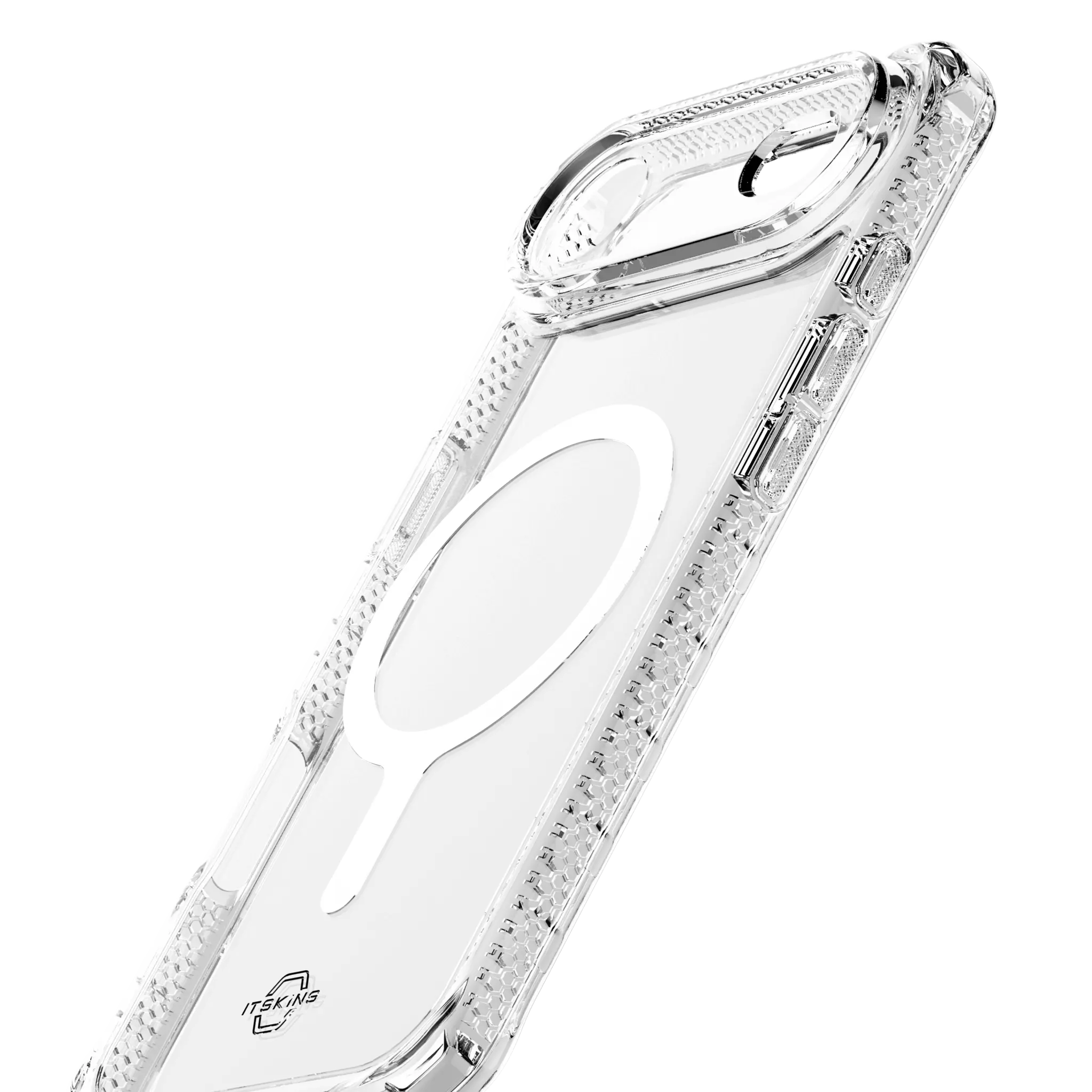 ITSKINS HYBRID MAGSAFE CLEAR-deksel for iPhone 17 Air®. Gjennomsiktig