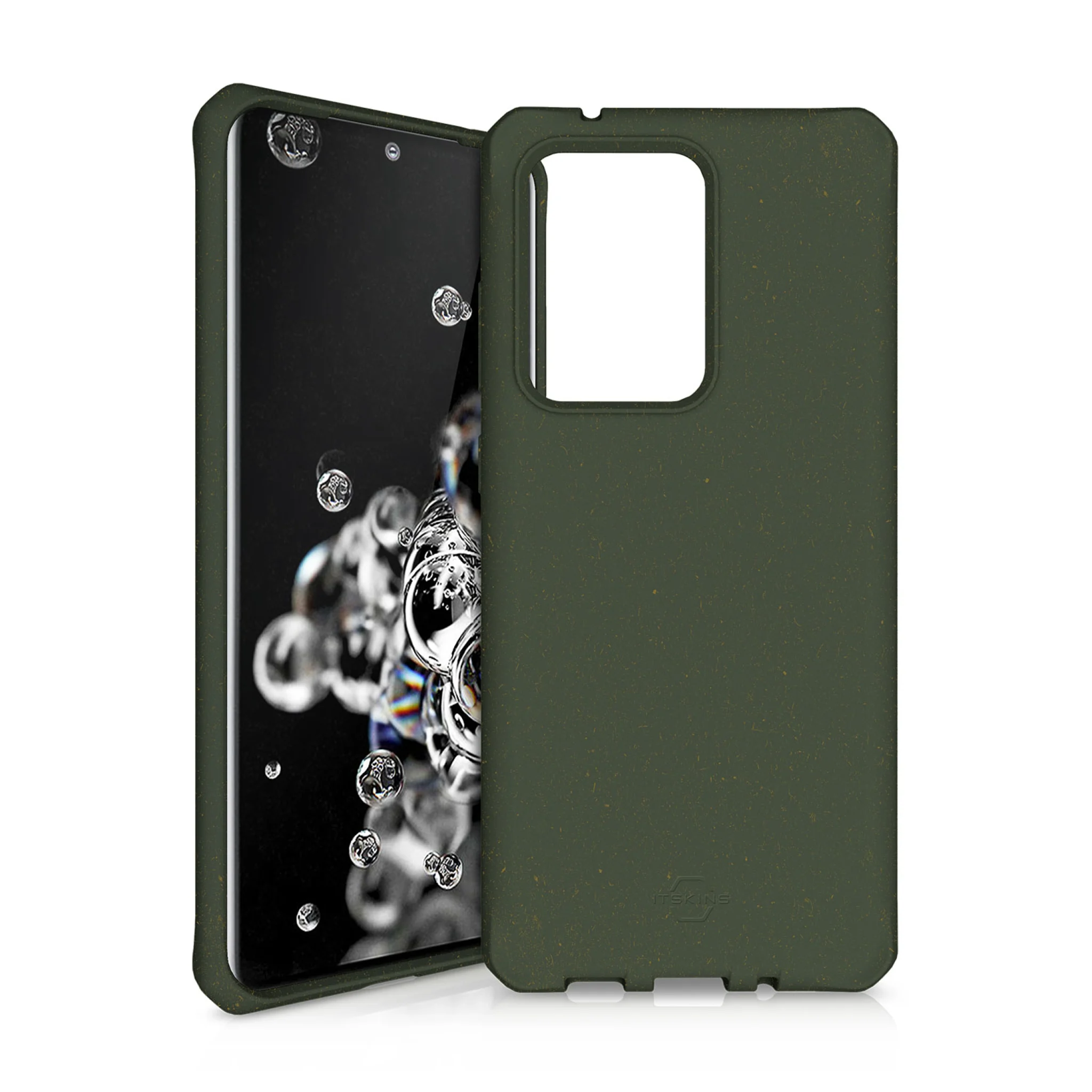 ITSKINS FERONIABIO cover for Samsung Galaxy S20 Ultra 4G / 5G®. Kaki green
