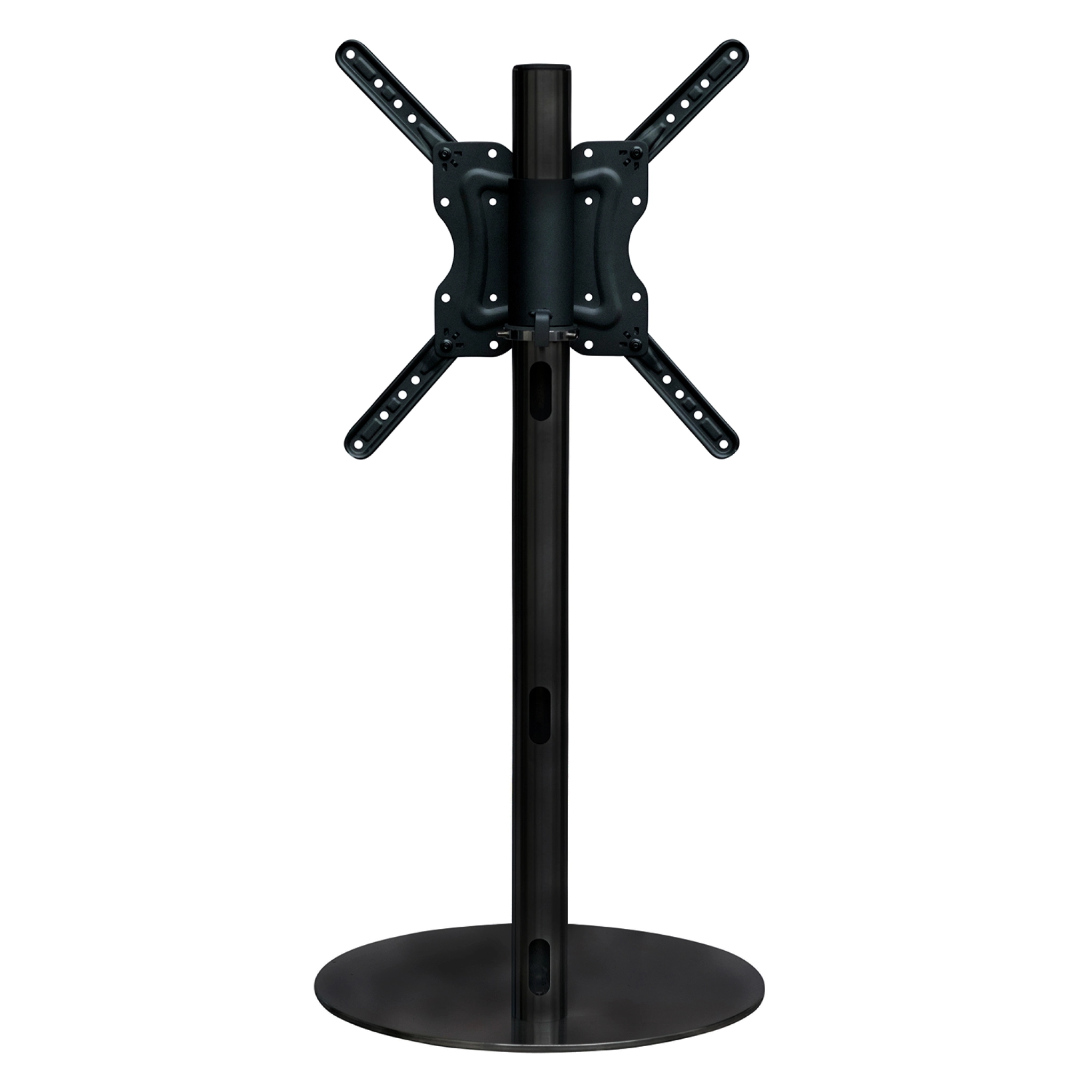 Sinox StandView TV Floor Mount with rotatable top. 26"-65". Matte black