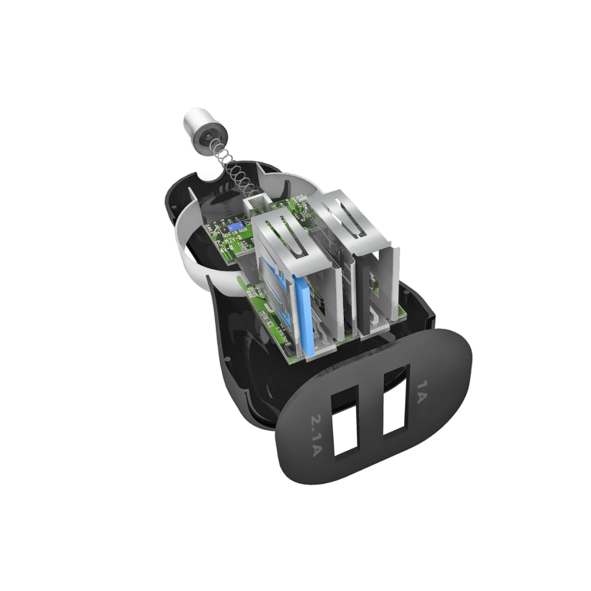SBS USB-Type-C Car Charger Kit. 1A + 2.1A. 1m. Black SBS USB-Type-C Car Charger Kit. 1A + 2.1A. 1m. Black