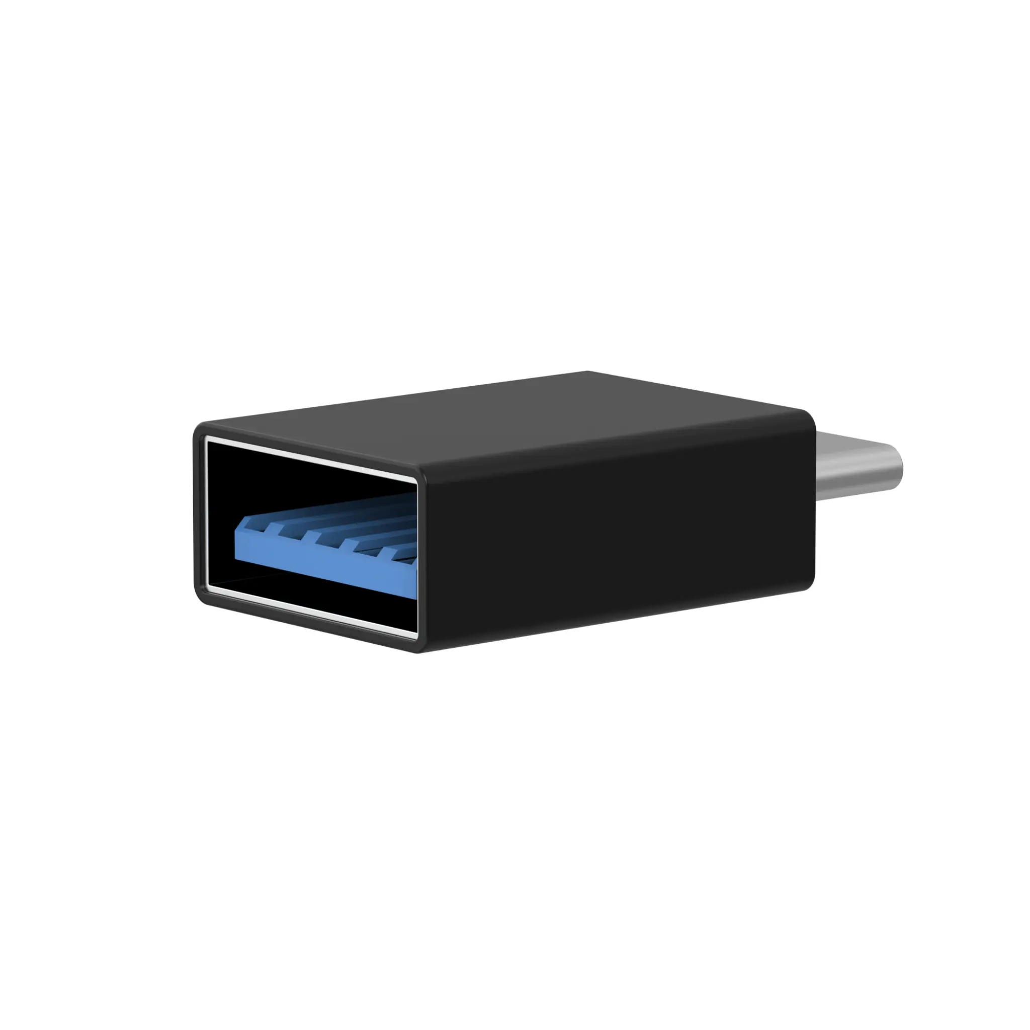 Sinox USB C - USB A-adapter. Svart