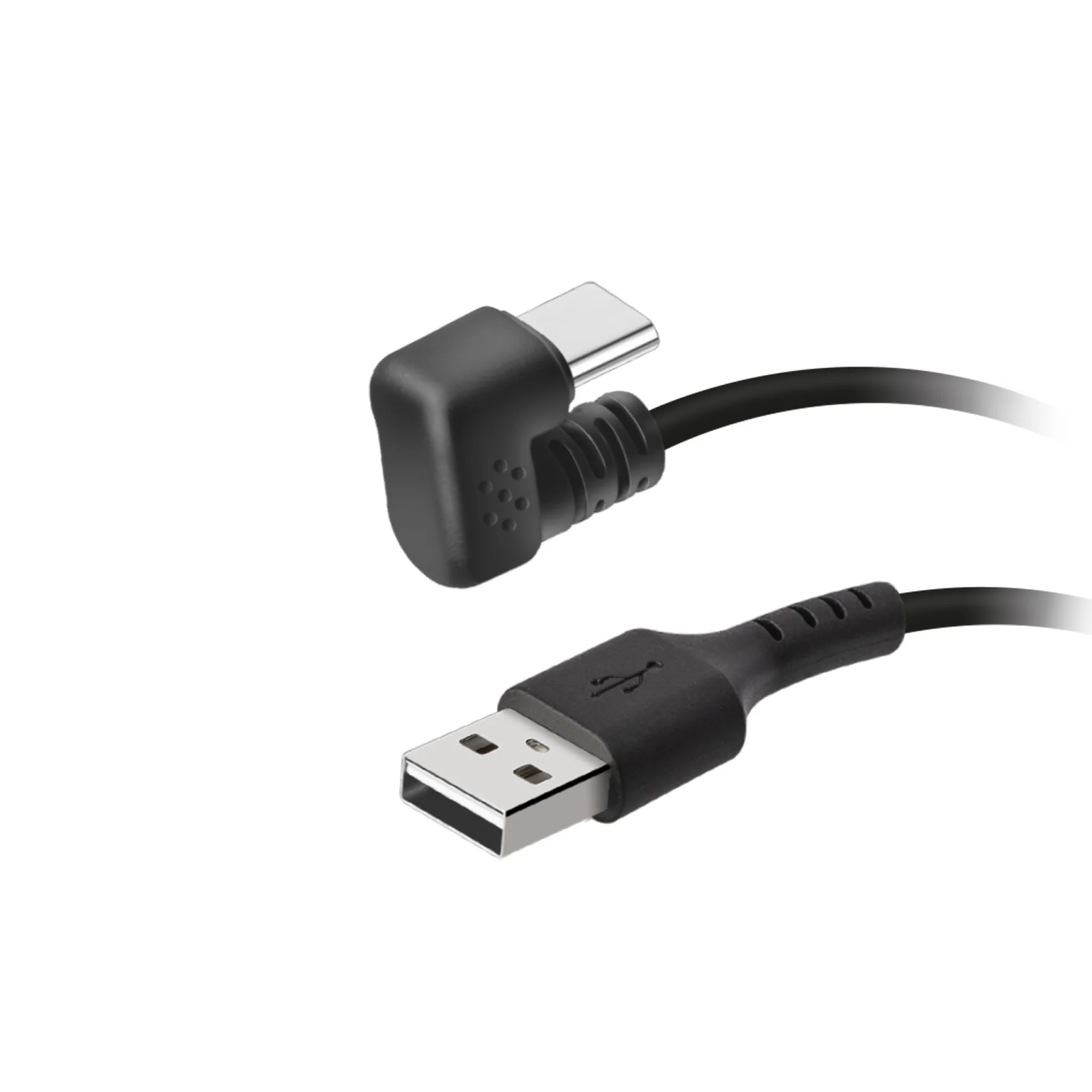 SBS USB A to USB-C 180° Cable. Black