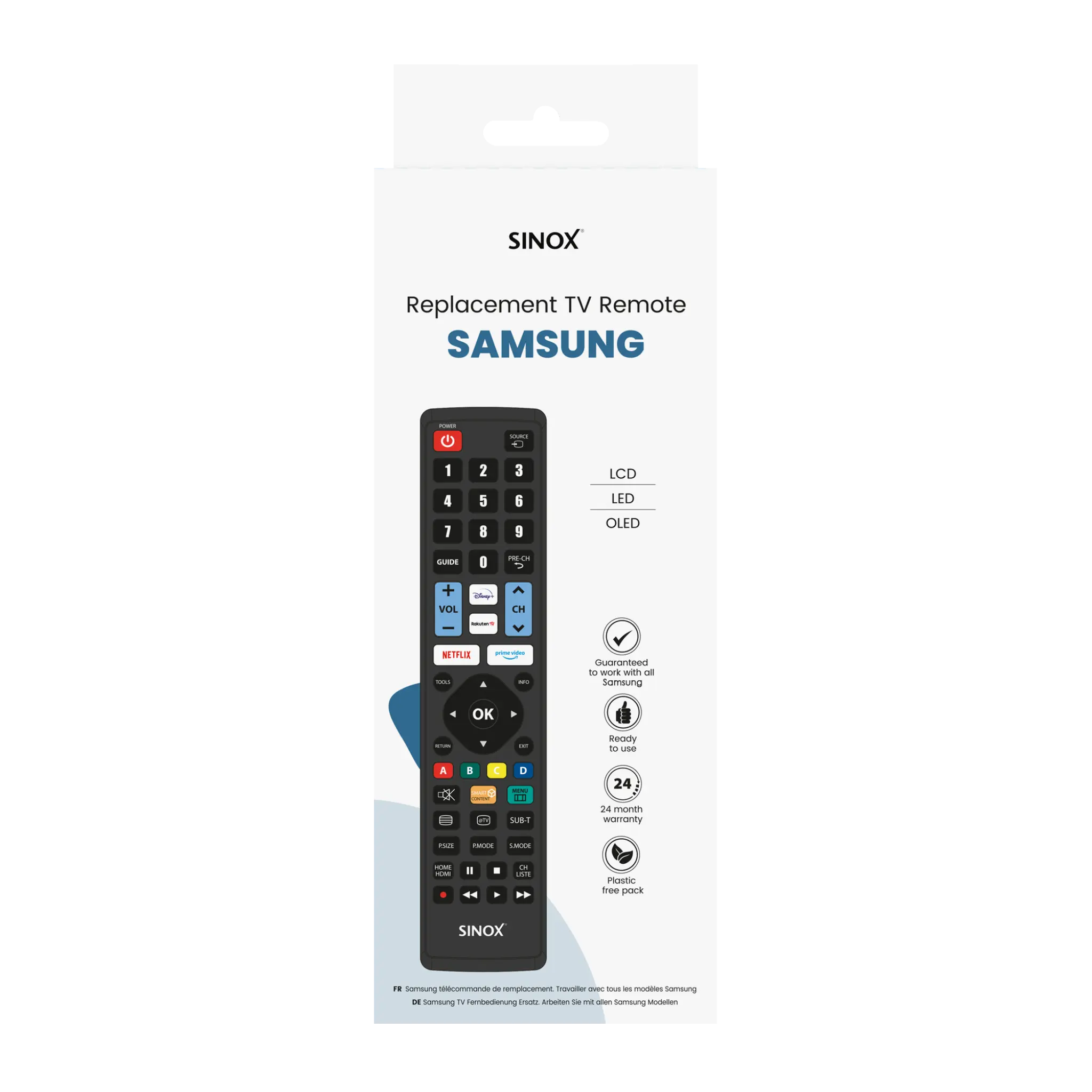 Sinox Remote Control for Samsung