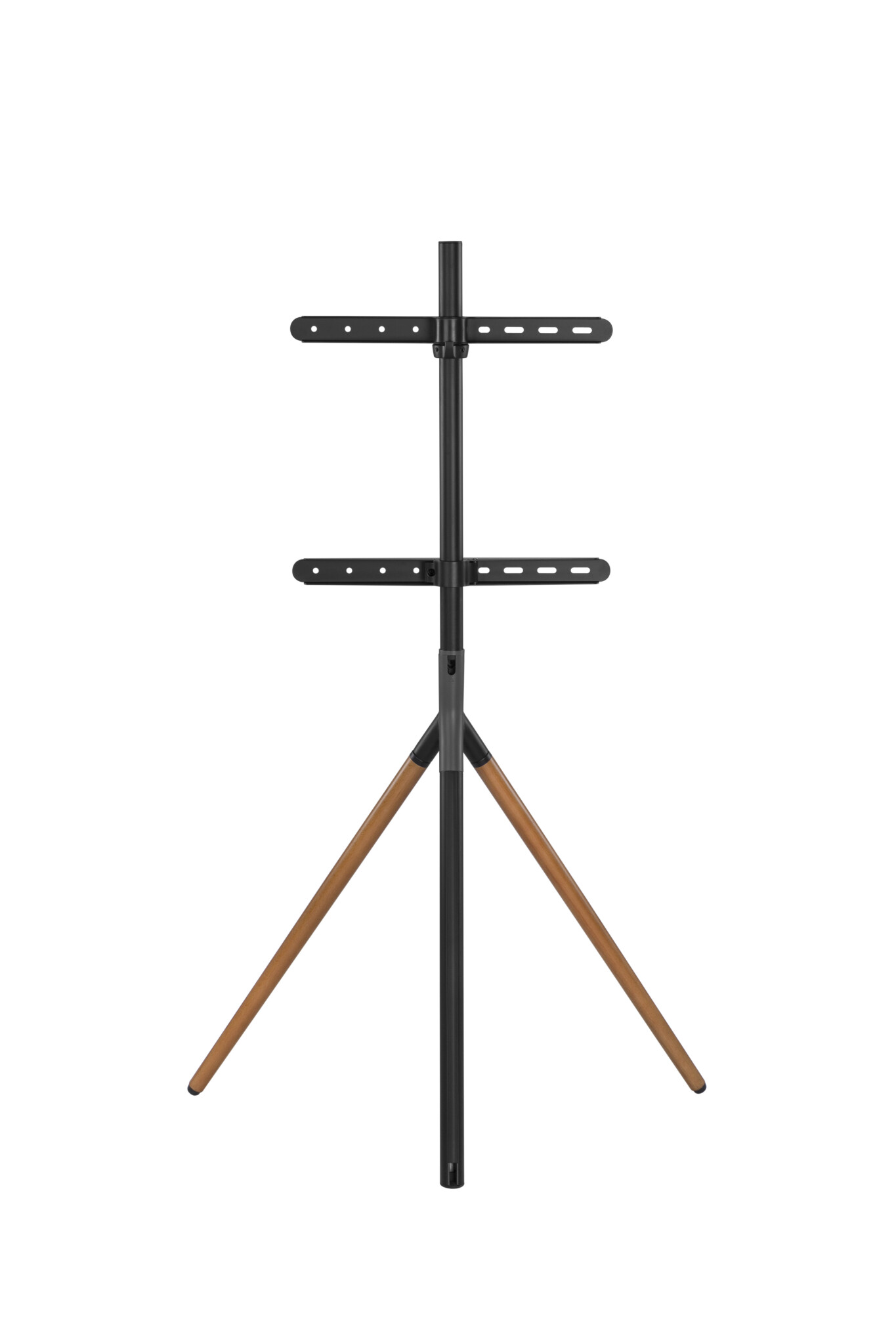 Sinox Tripod TV Floor Stand. 45"-65". Black & Walnut