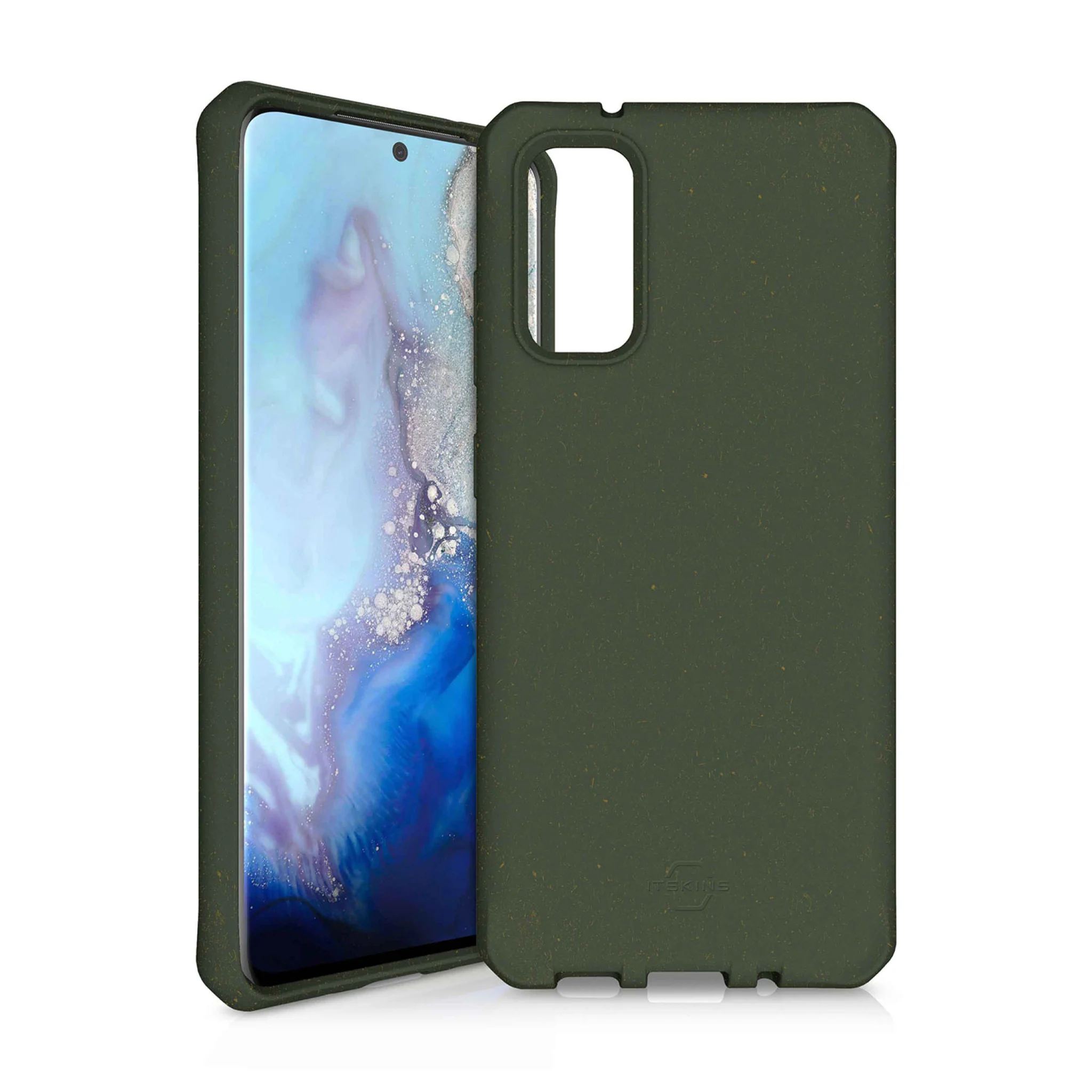 ITSKINS FERONIABIO cover for Samsung Galaxy S20 4G / 5G®. Kaki green