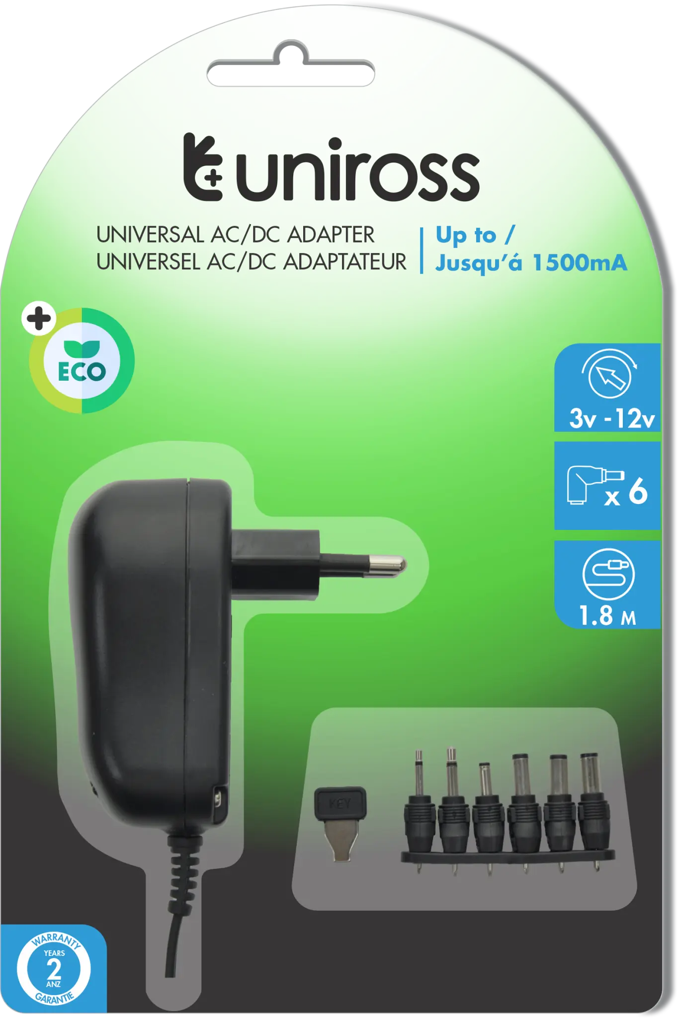 Uniross Power Supply 1.5A