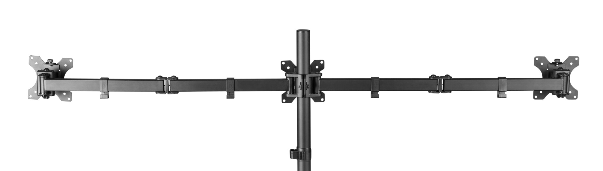 Sinox Office Tripple Monitor Desk Mount. Opp til 27". Svart