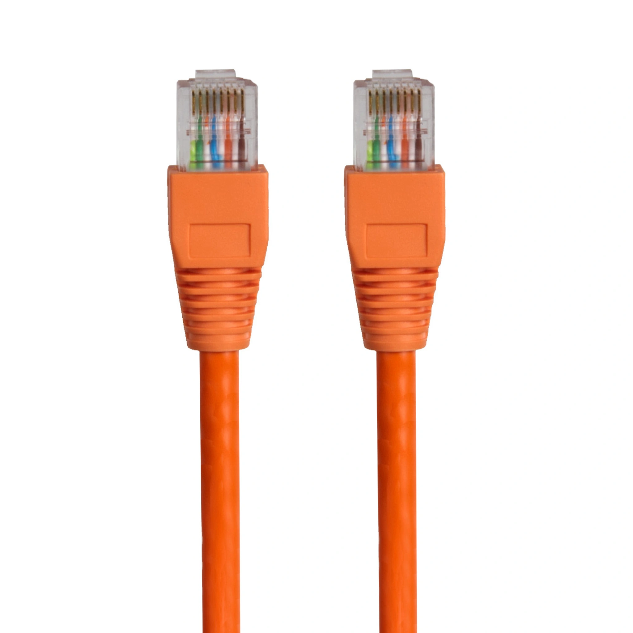 Connectech Cat5e nettverkskabel Cross. Oransje