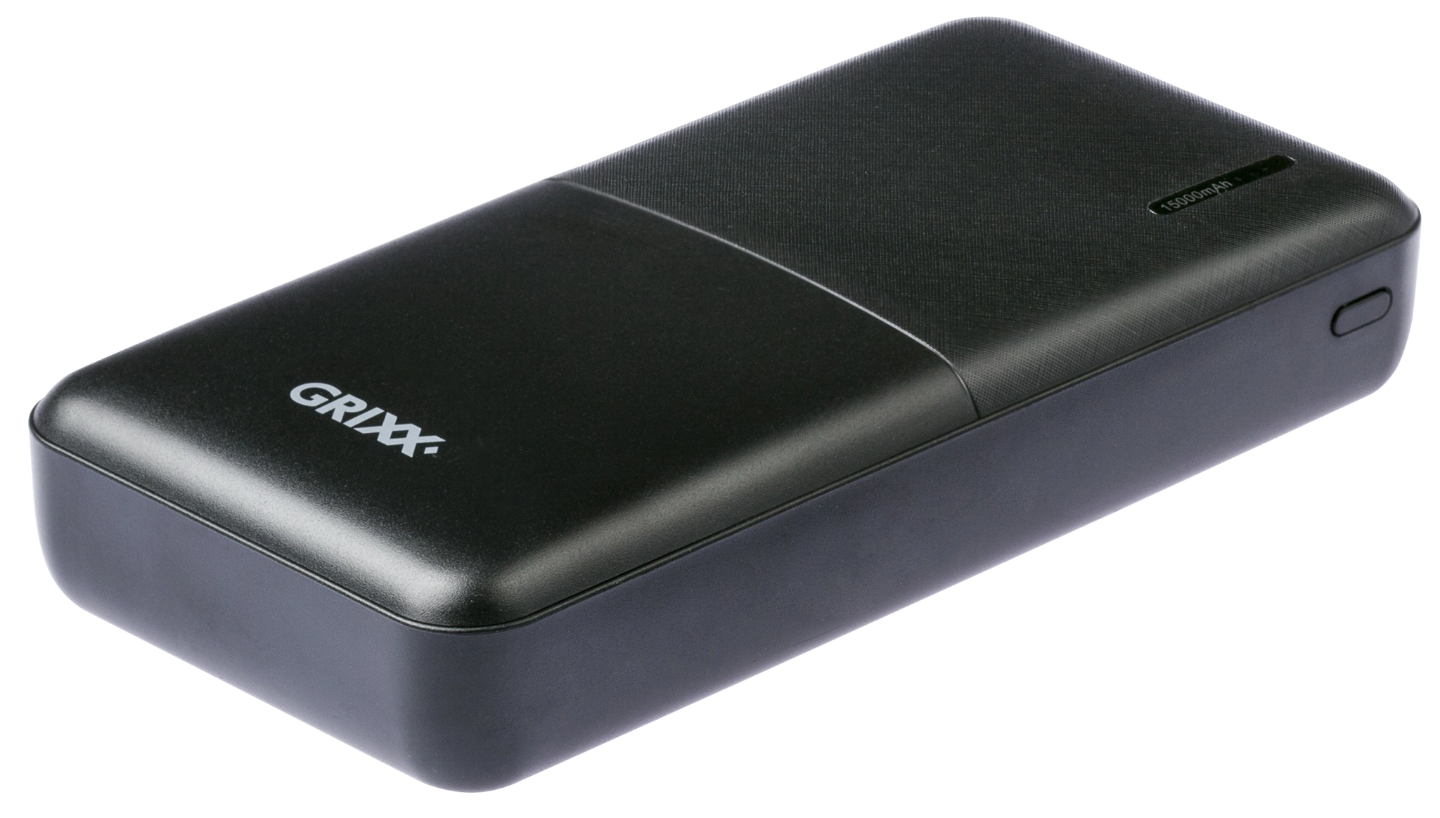 Grixx Powerbank 15.000mAh. Black