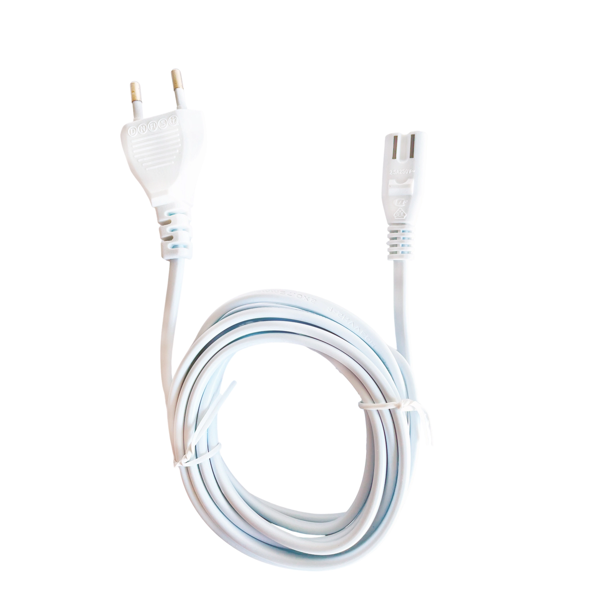 Sinox One 8-sifret kabel. 2.5m. Hvit