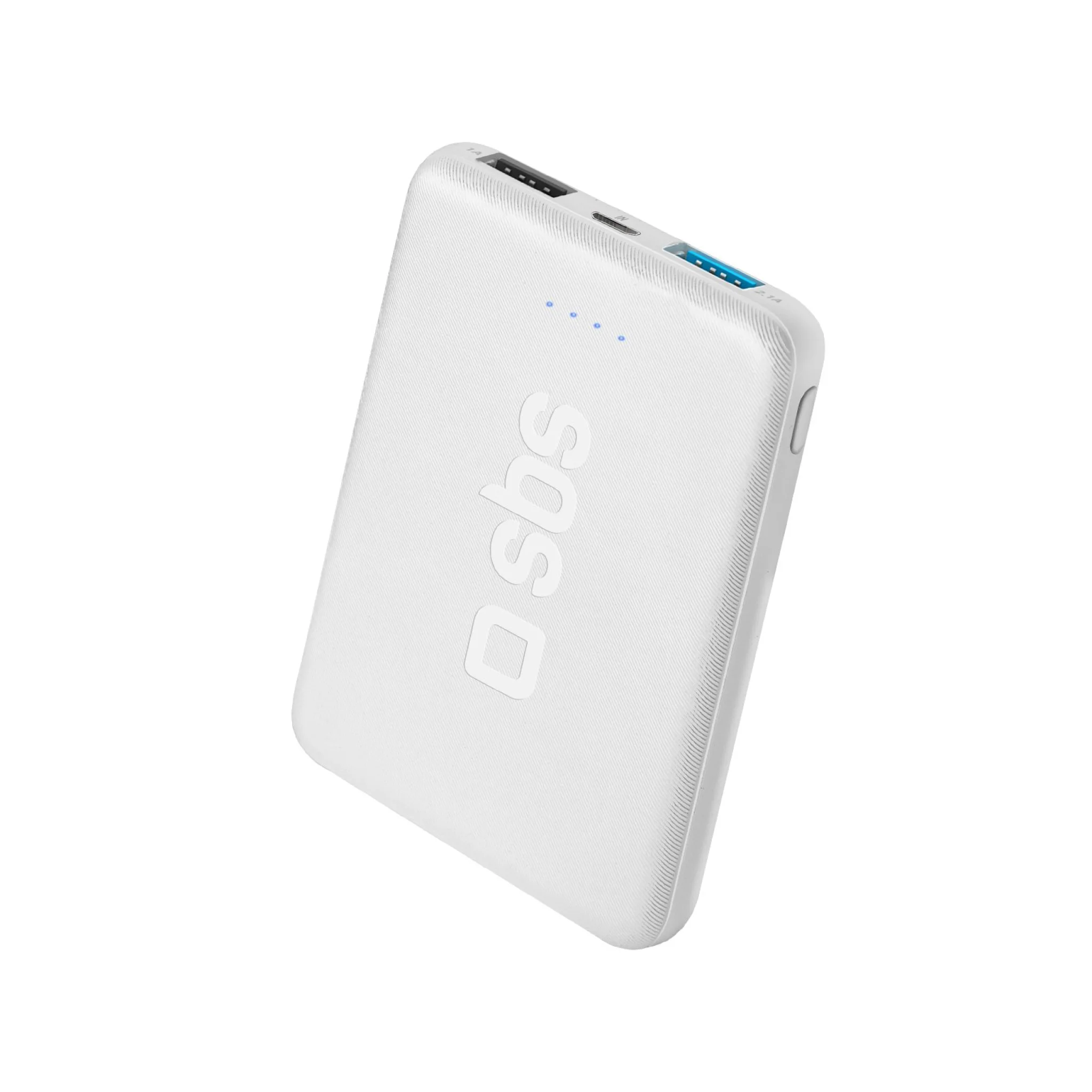 SBS Fast Charge Power Bank. 5000 mAh. White