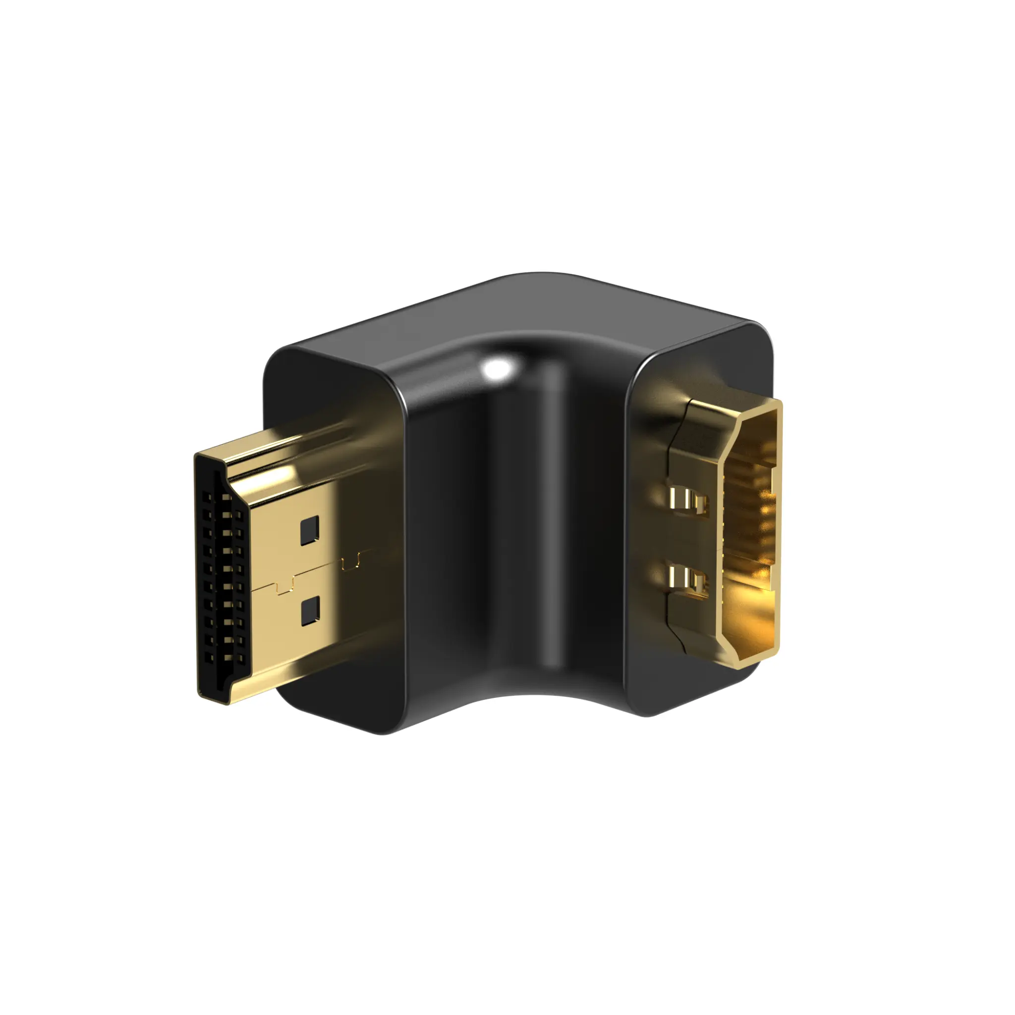 Sinox HDMI™ 90° vinkel. Svart