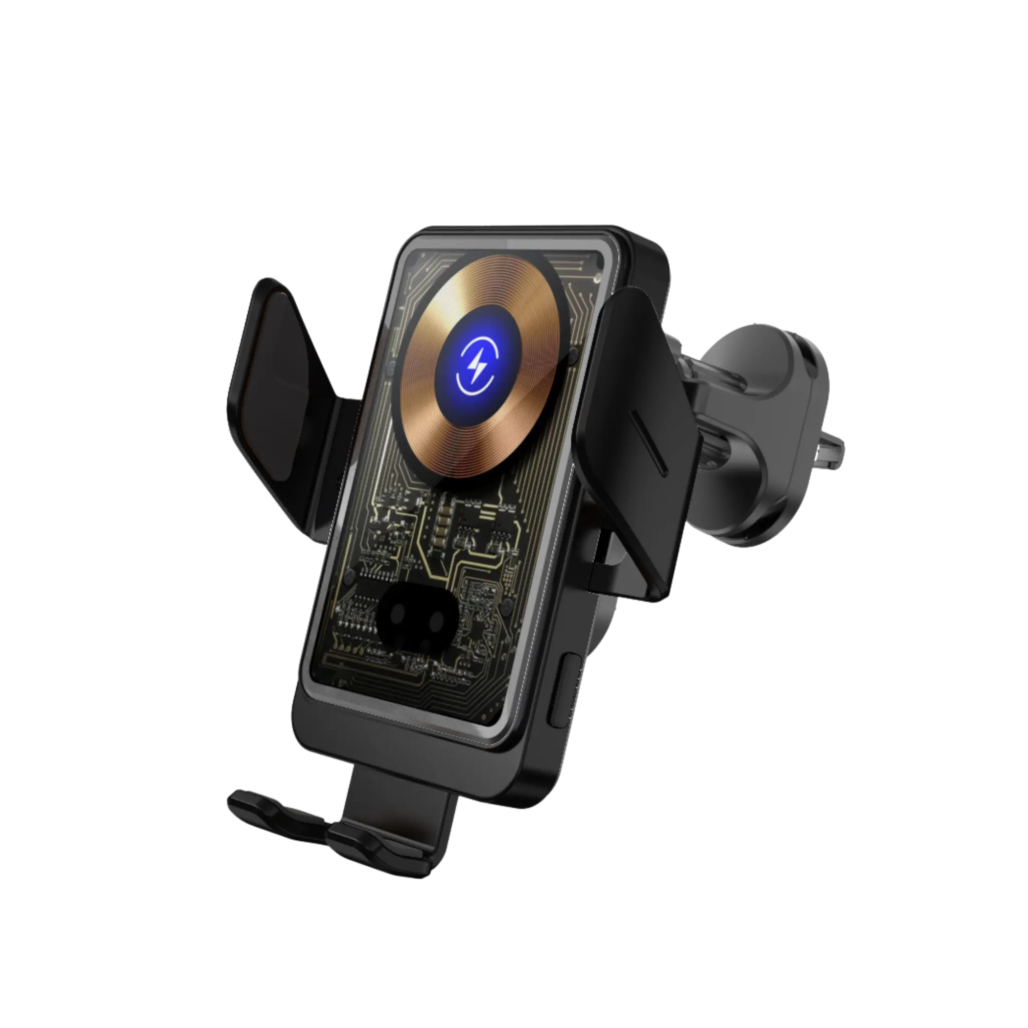 Energizer 15W rask trådløs billader med USB-C-inngang. Svart