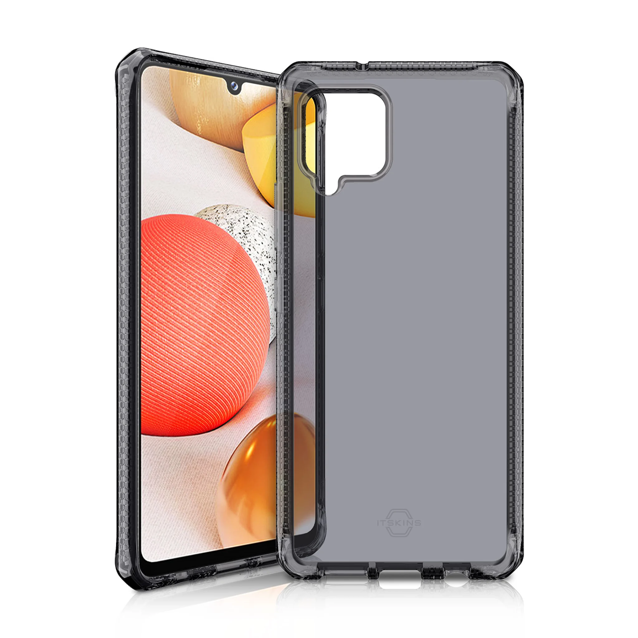 ITSKINS SPECTRUM CLEAR cover for Samsung Galaxy A42®. Smoke