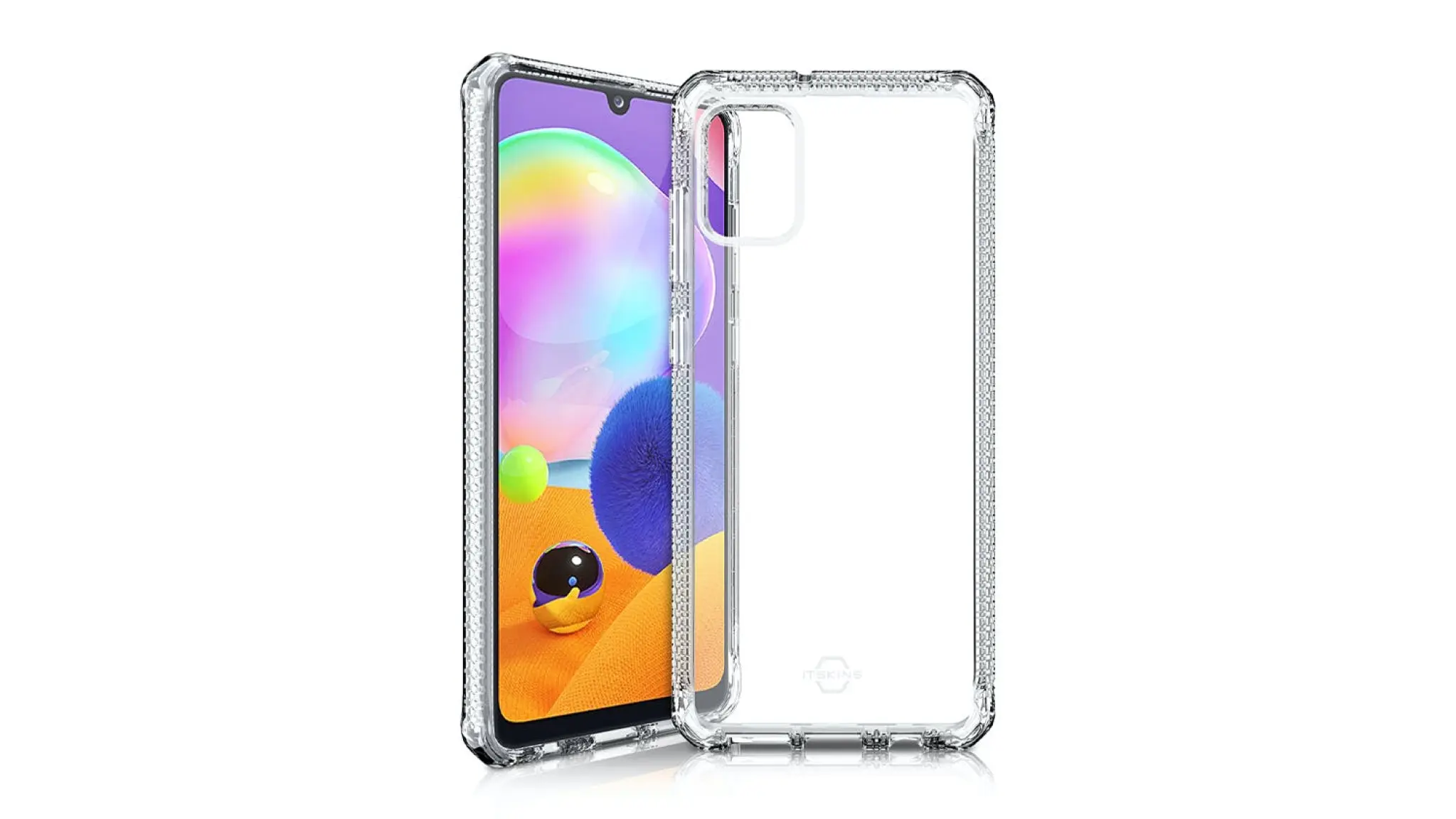 ITSKINS SPECTRUM CLEAR cover for Samsung Galaxy A31®. Transparent