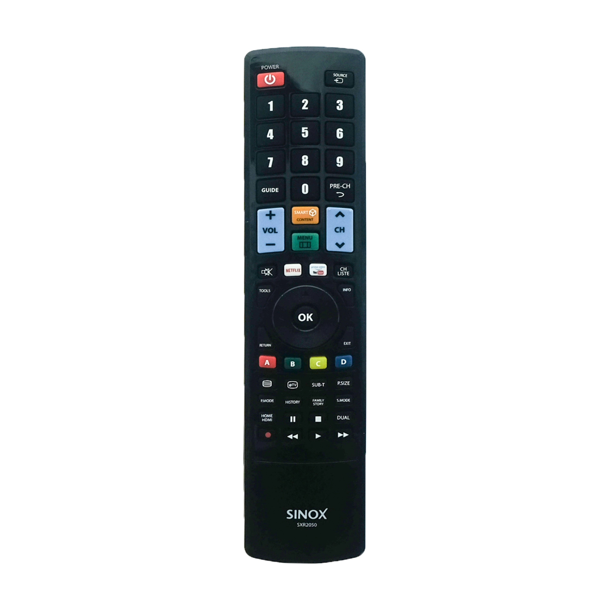 Sinox erstatning for TV-fjernkontroll