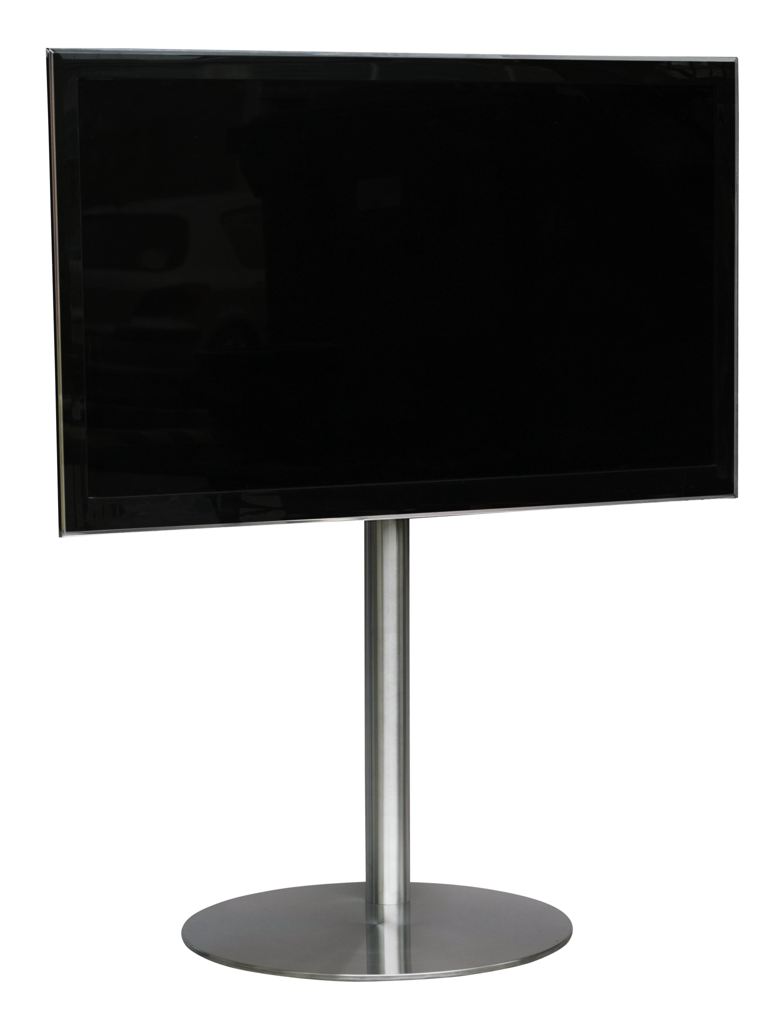 Sinox StandView TV-gulvmontering med roterbar topp. 26"-65". Alu-finish