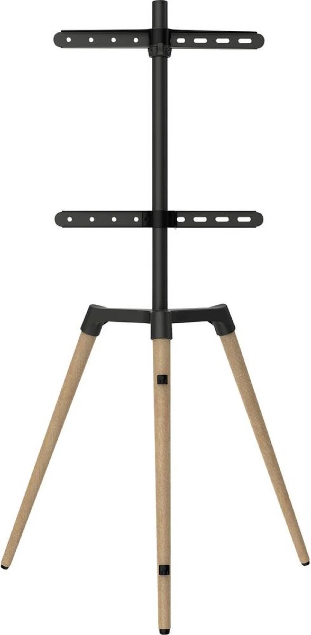 Tripod TV Floor Stand. 42"-65". Black & Beech