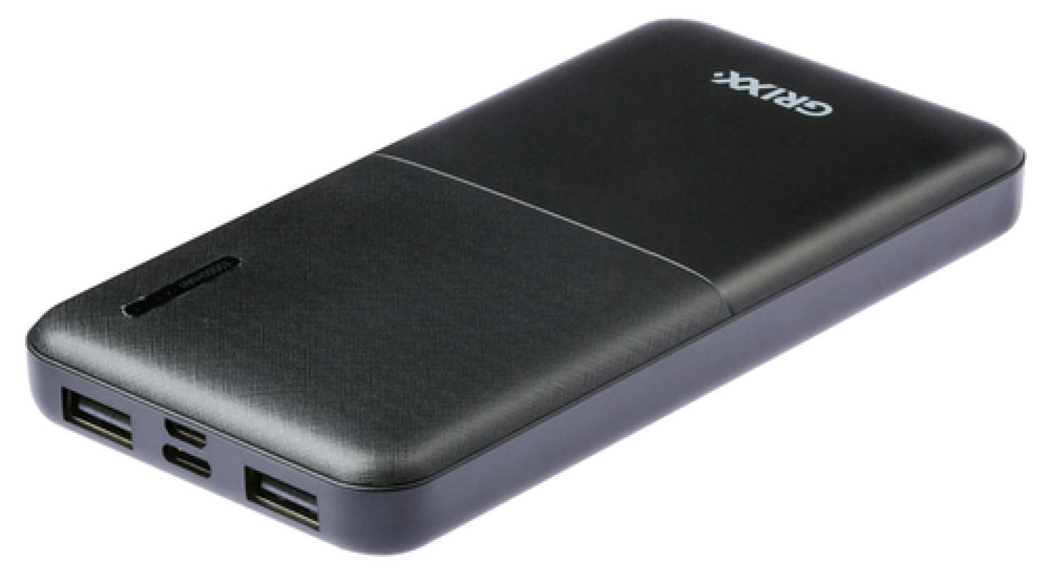 Grixx Powerbank 10.000mAh. Black