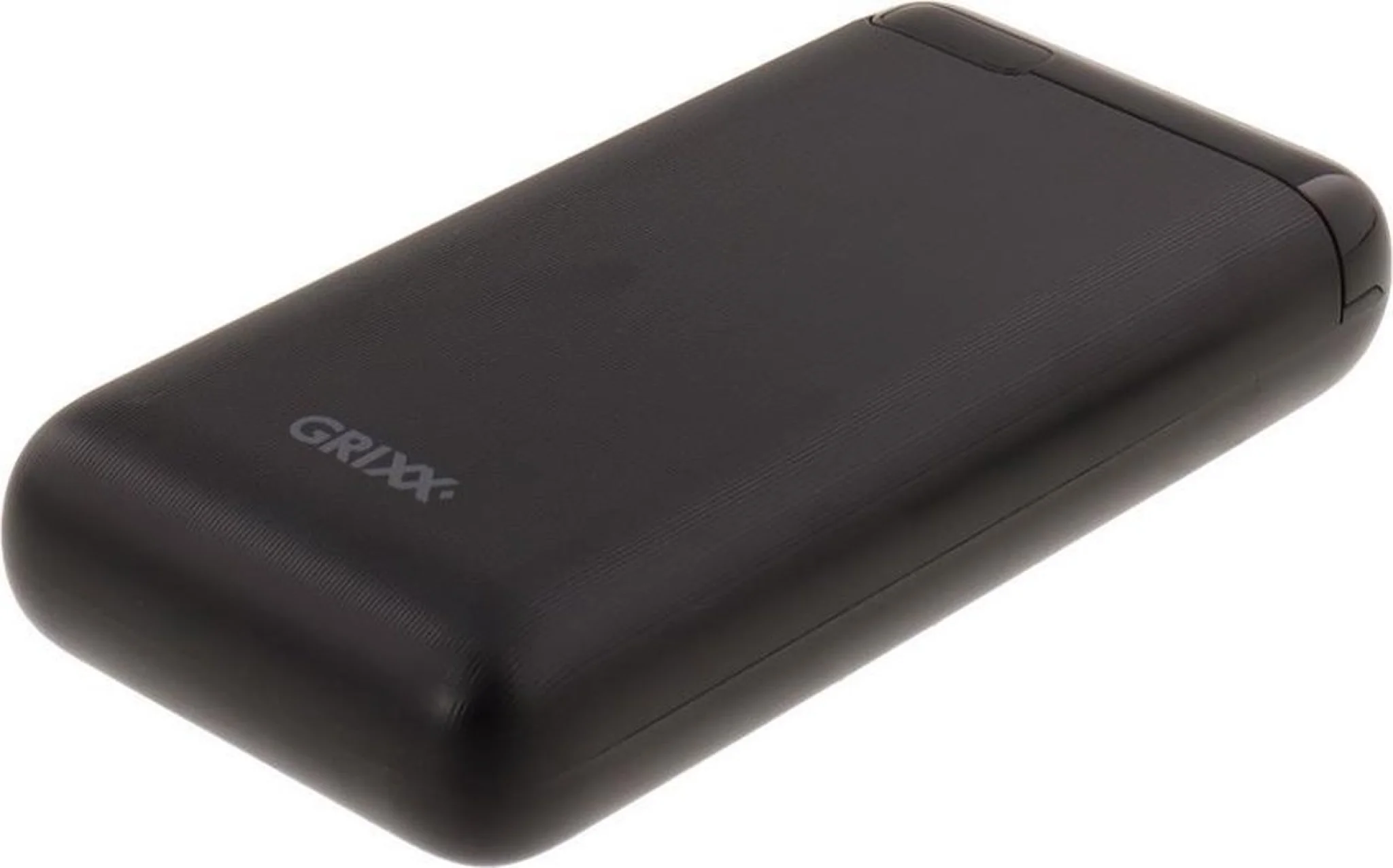 Grixx Powerbank 20.000mAh. Black