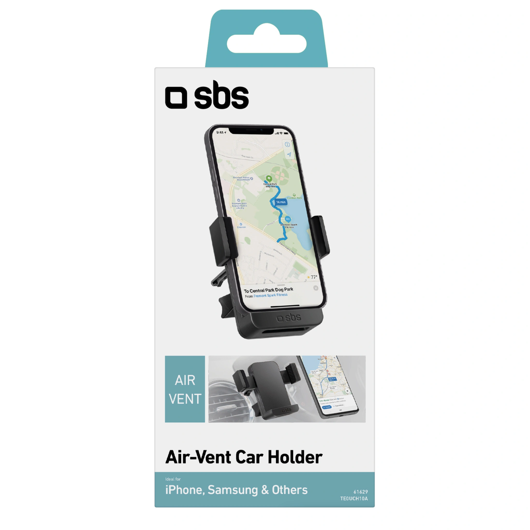 SBS Universal Freeway Car Phone Holder. Black