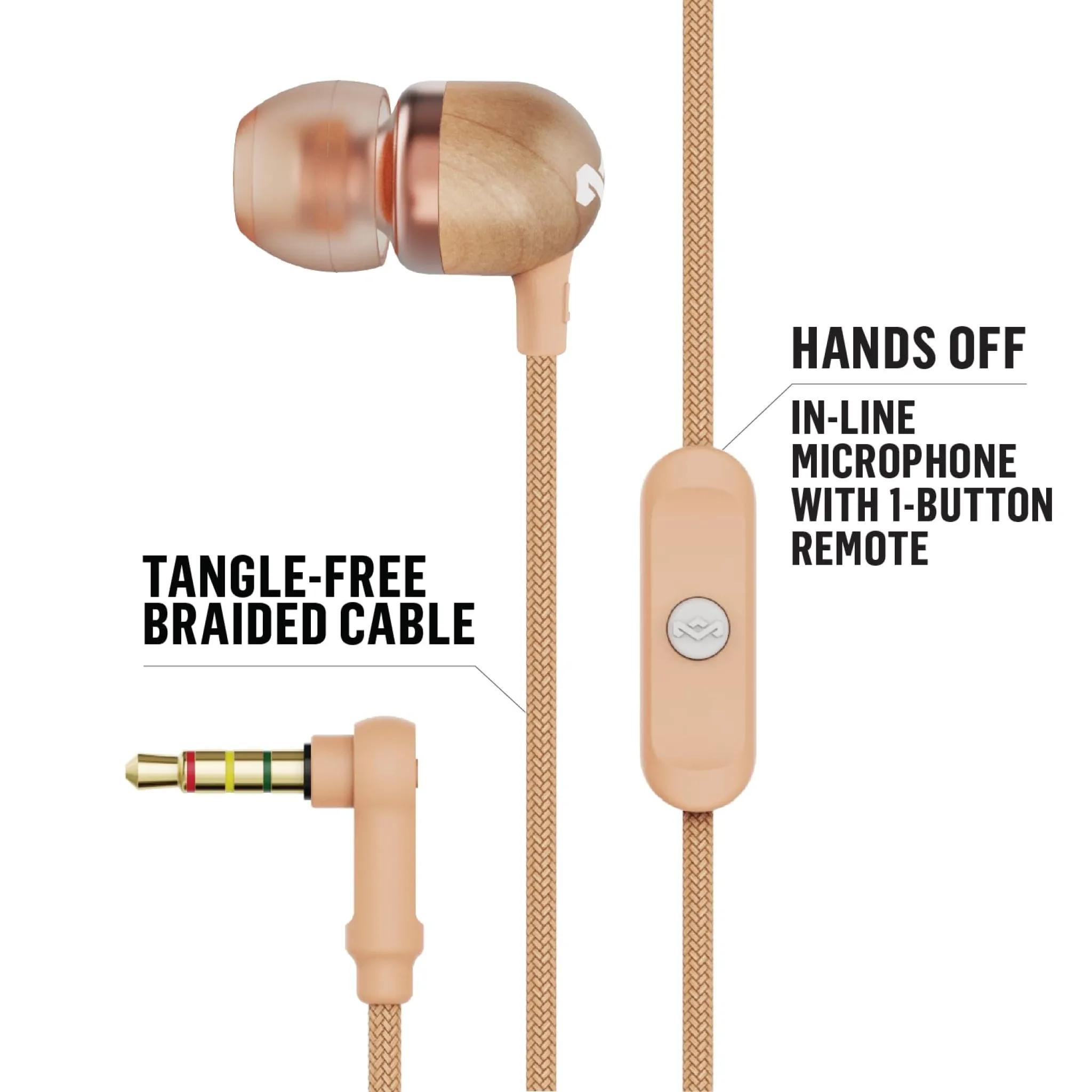 Marley Smile Jamaica In-Ear-hodetelefoner. Kobber