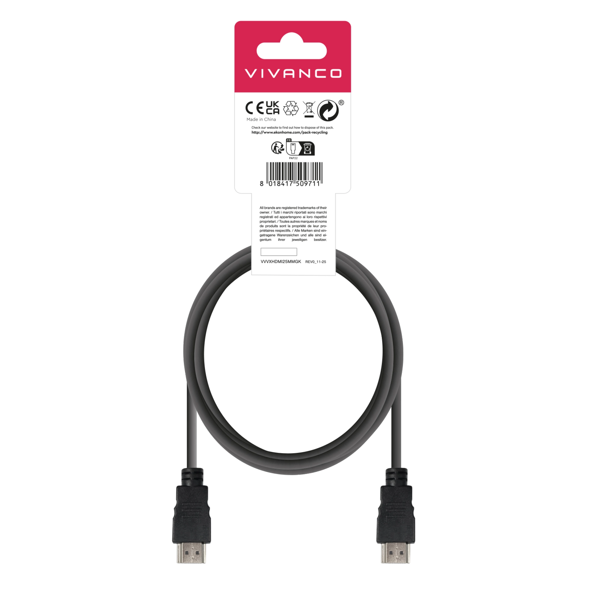 Vivanco 4K HDMI-kabel