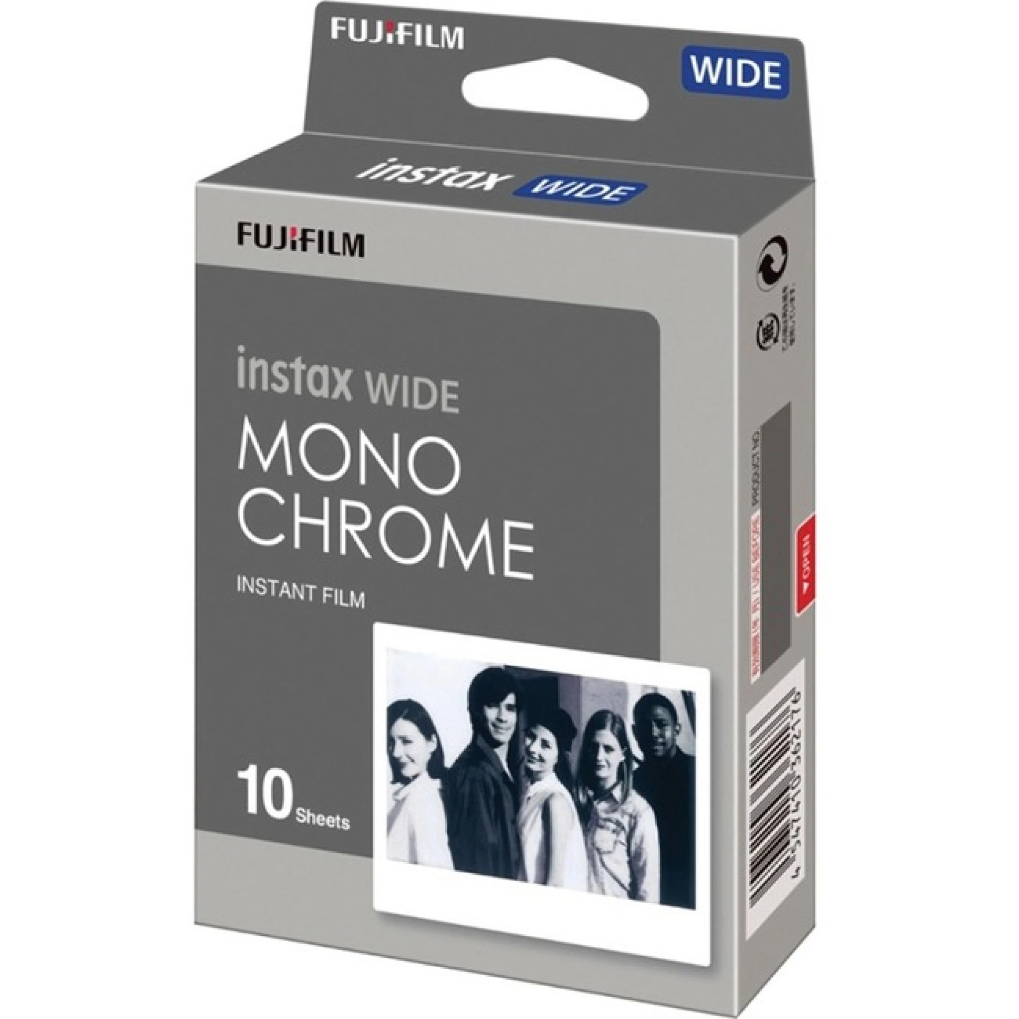 INSTAX Wide Film. 10 bilder. Monokrom