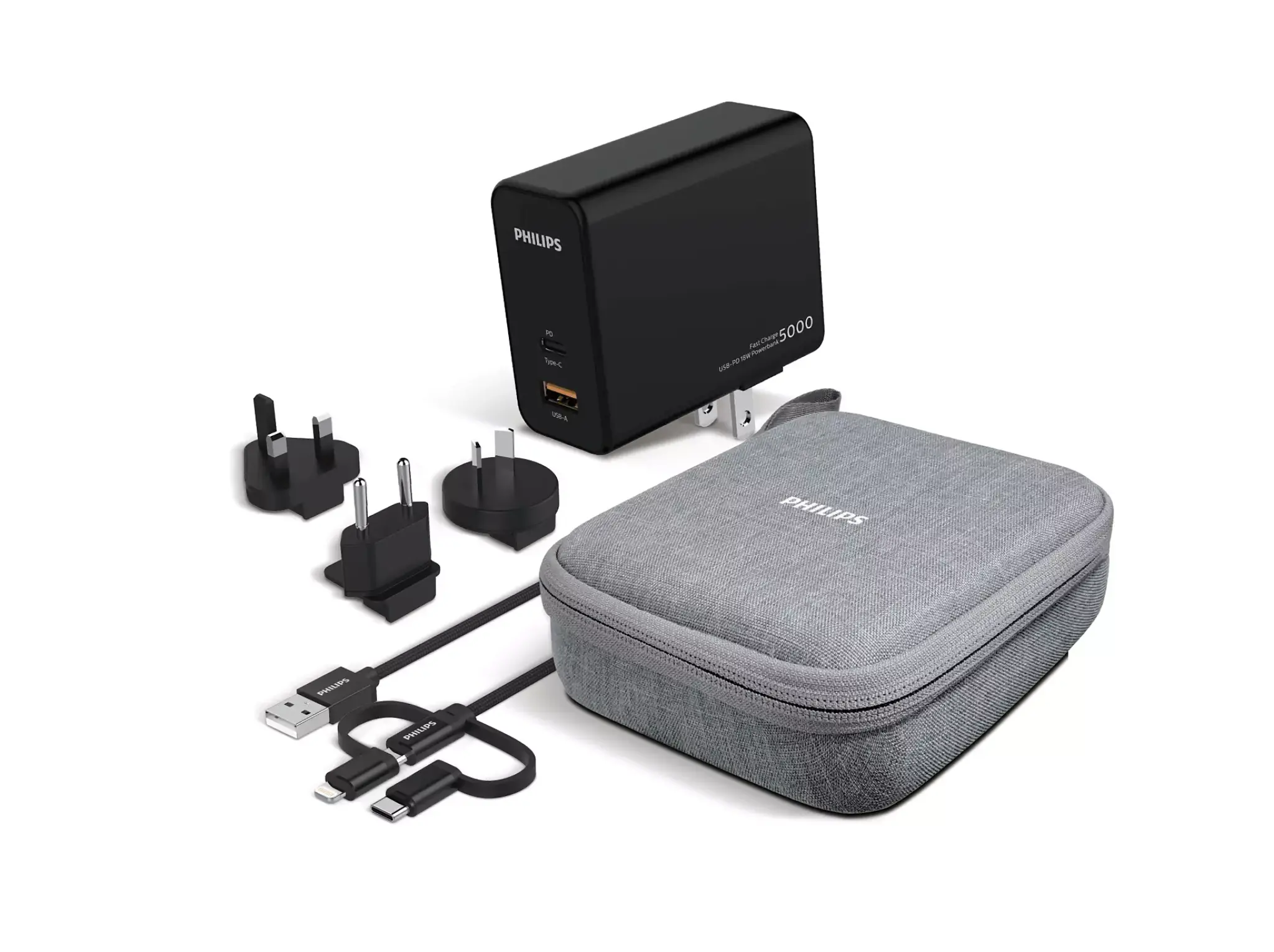 Philips reiselader og powerbank