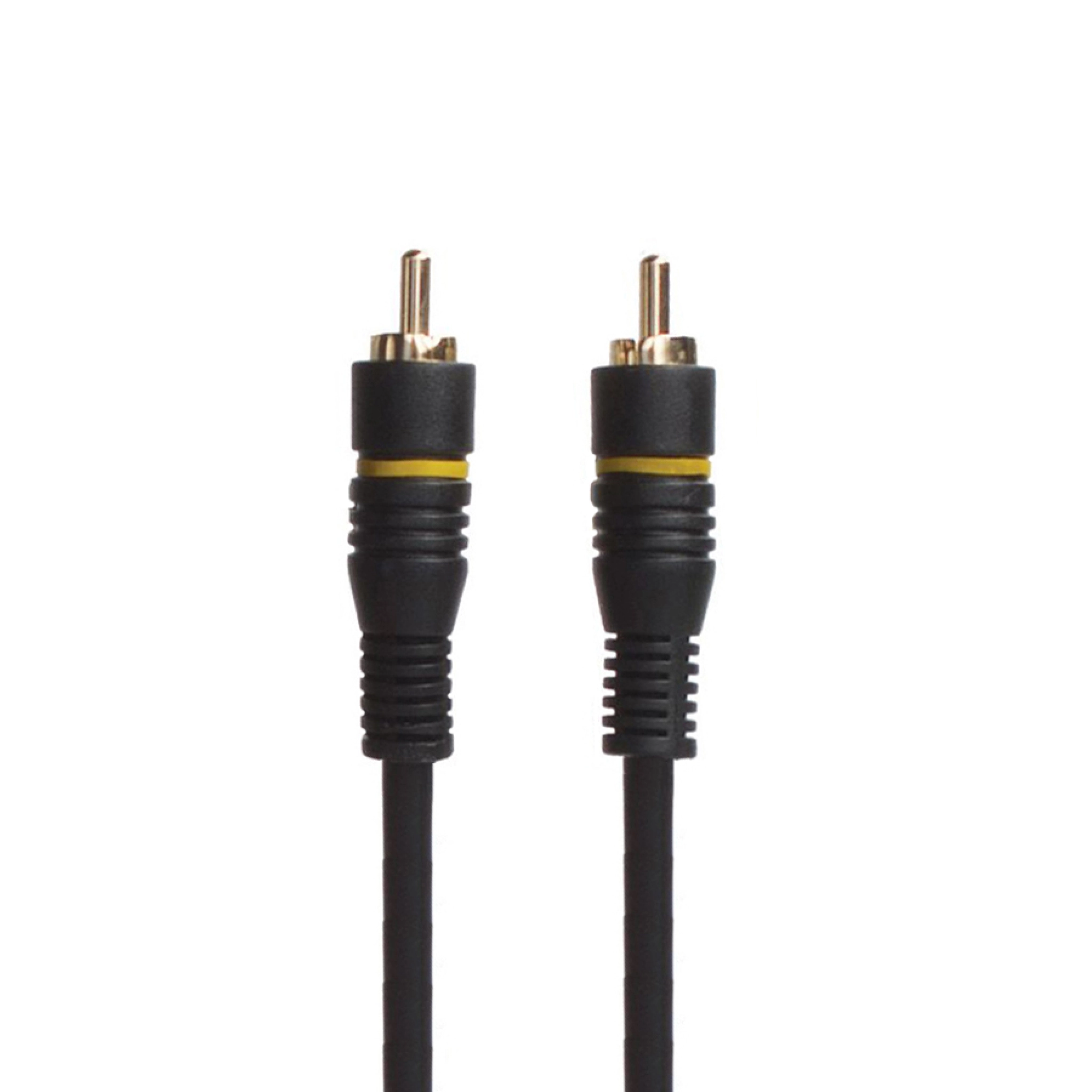 Sinox komposittvideokabel. 1m. Svart