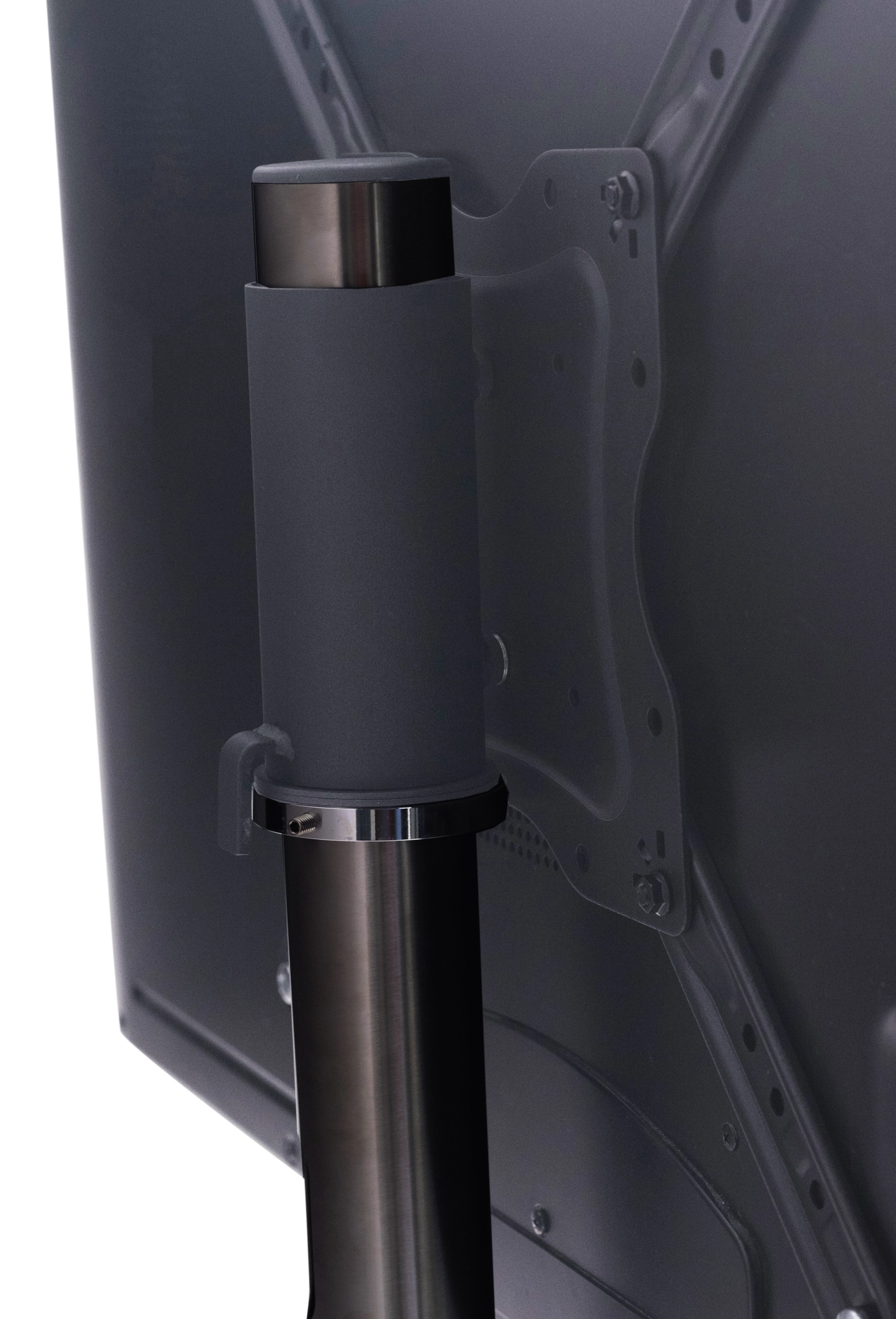 Sinox StandView TV Floor Mount with rotatable top. 26"-65". Matte black
