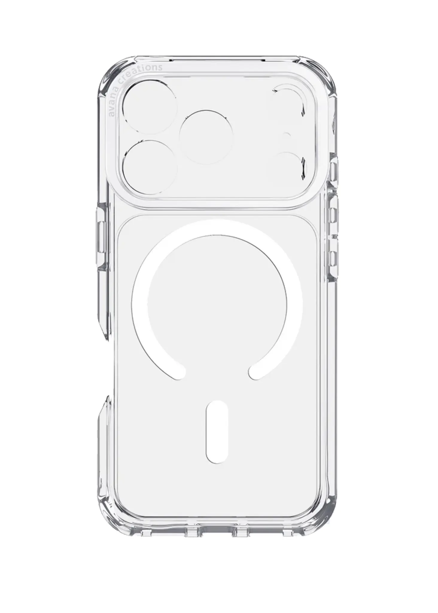 AVANA Ice med MagSafe til iPhone 17/18 Pro Max. Gjennomsiktig