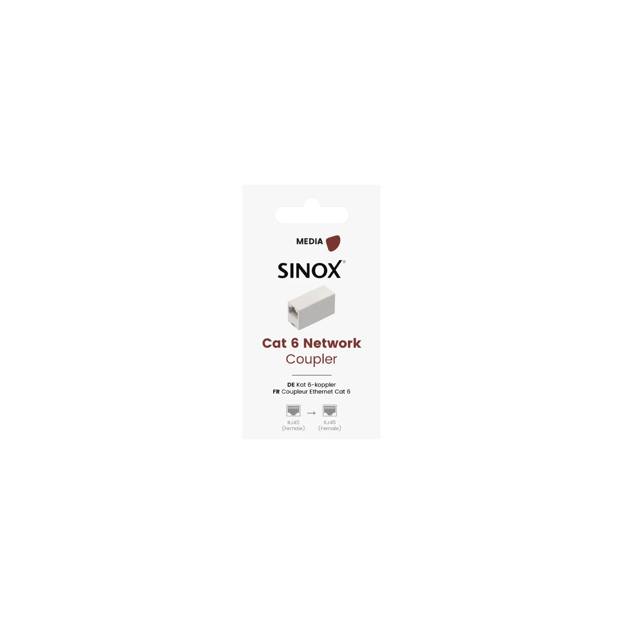 Sinox-kobling. Hvit