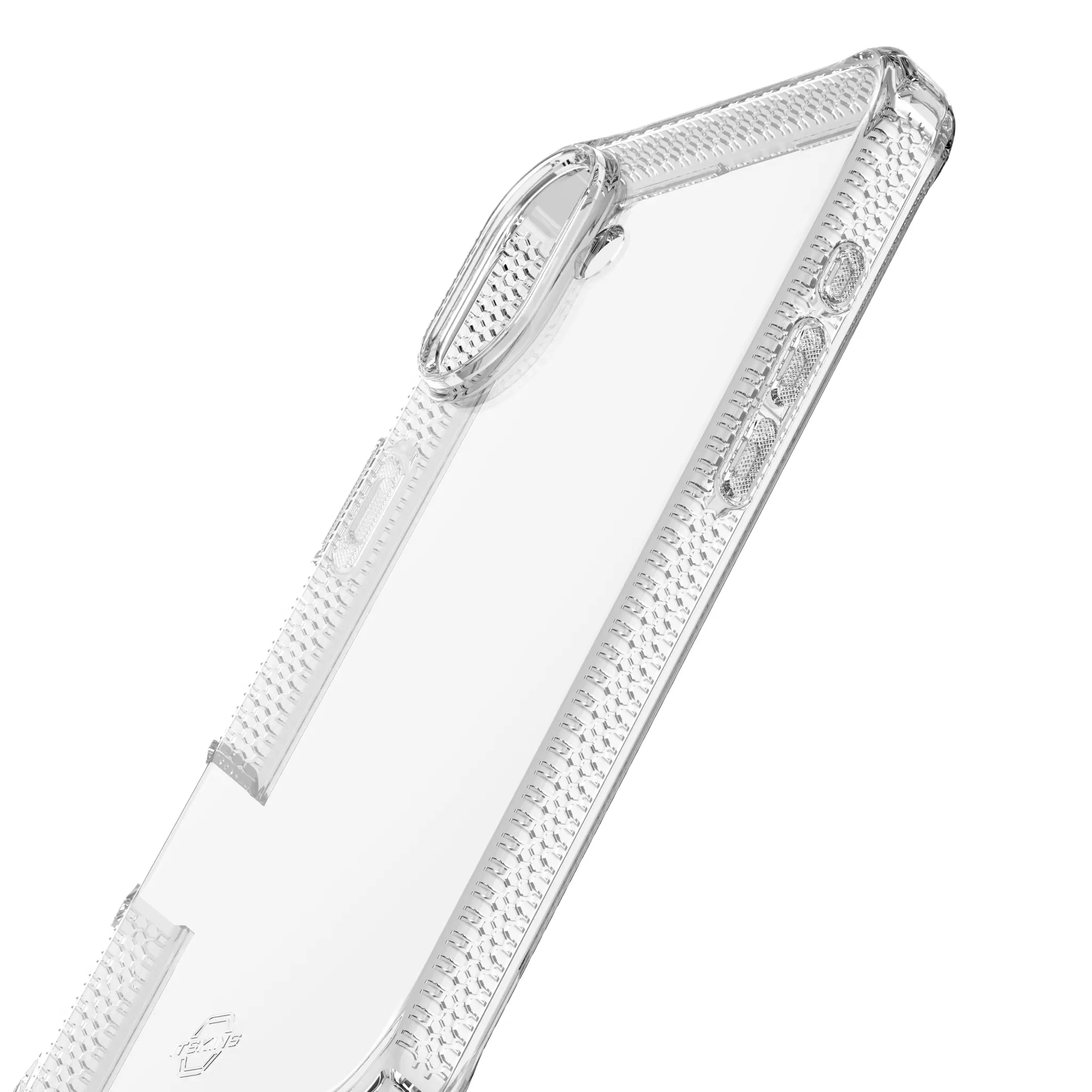 ITSKINS SPECTRUM CLEAR-deksel for iPhone 16 Plus®. Gjennomsiktig