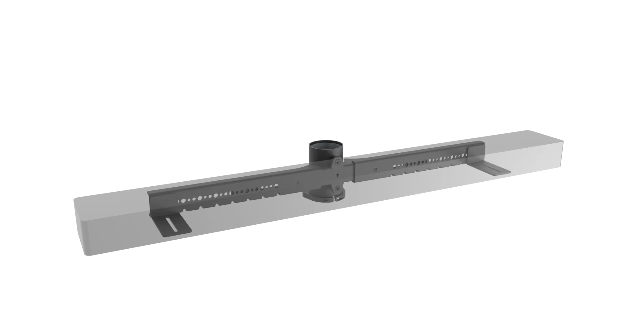 Cavus Universal lydplankeholder. Svart
