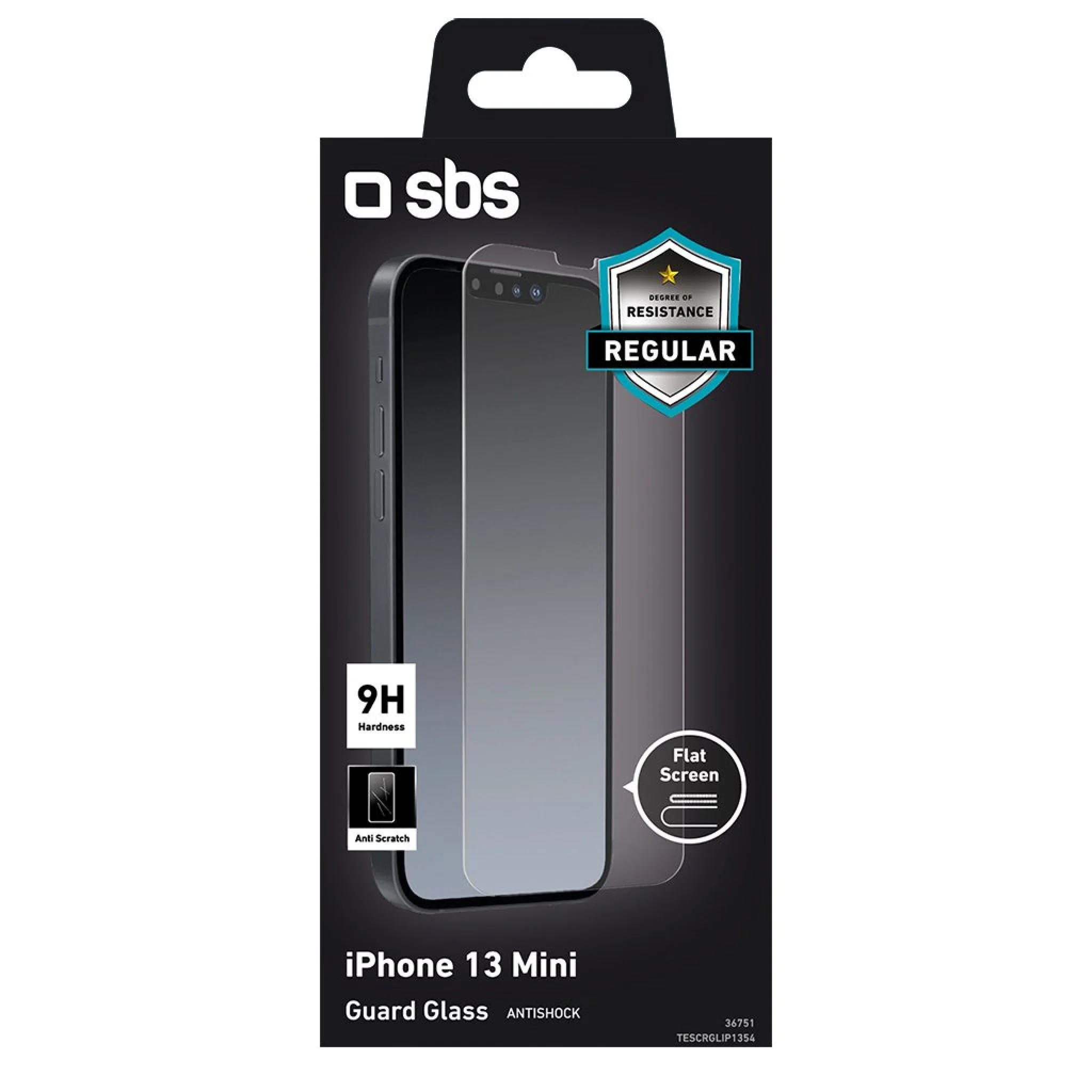 SBS Glass Screen Protector for iPhone 13 mini®